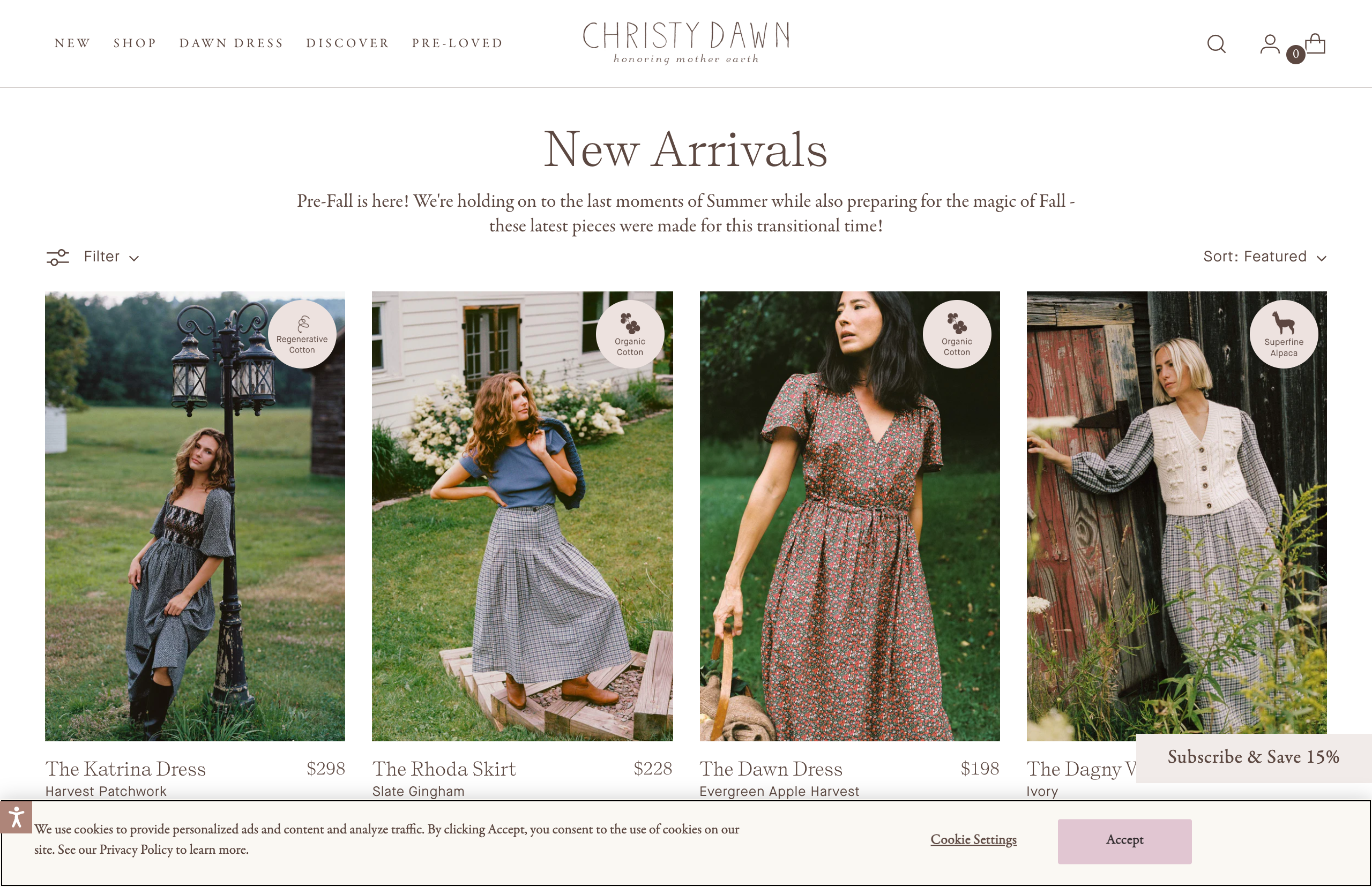 Shopify Development Leadership for Christy Dawn Dressmaker