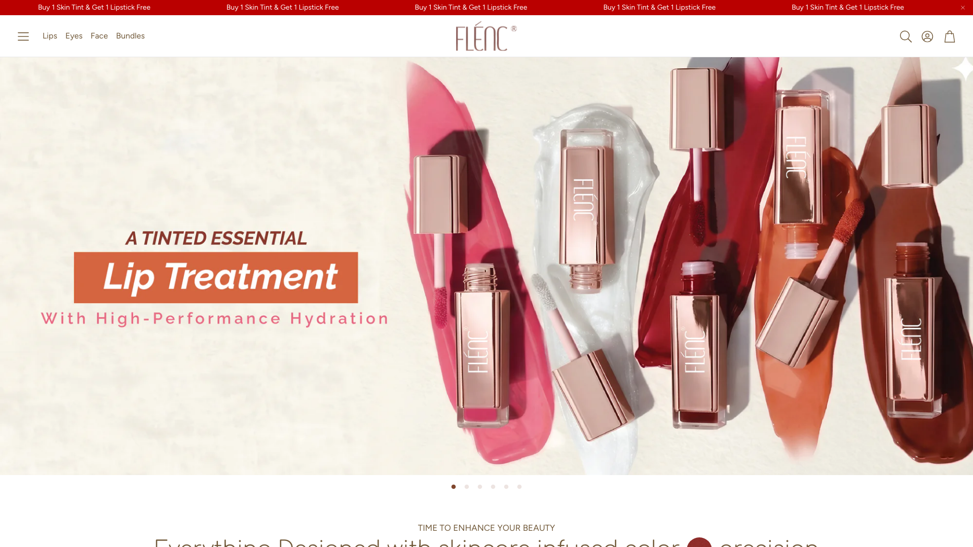 https://flenccosmetics.com screenshot