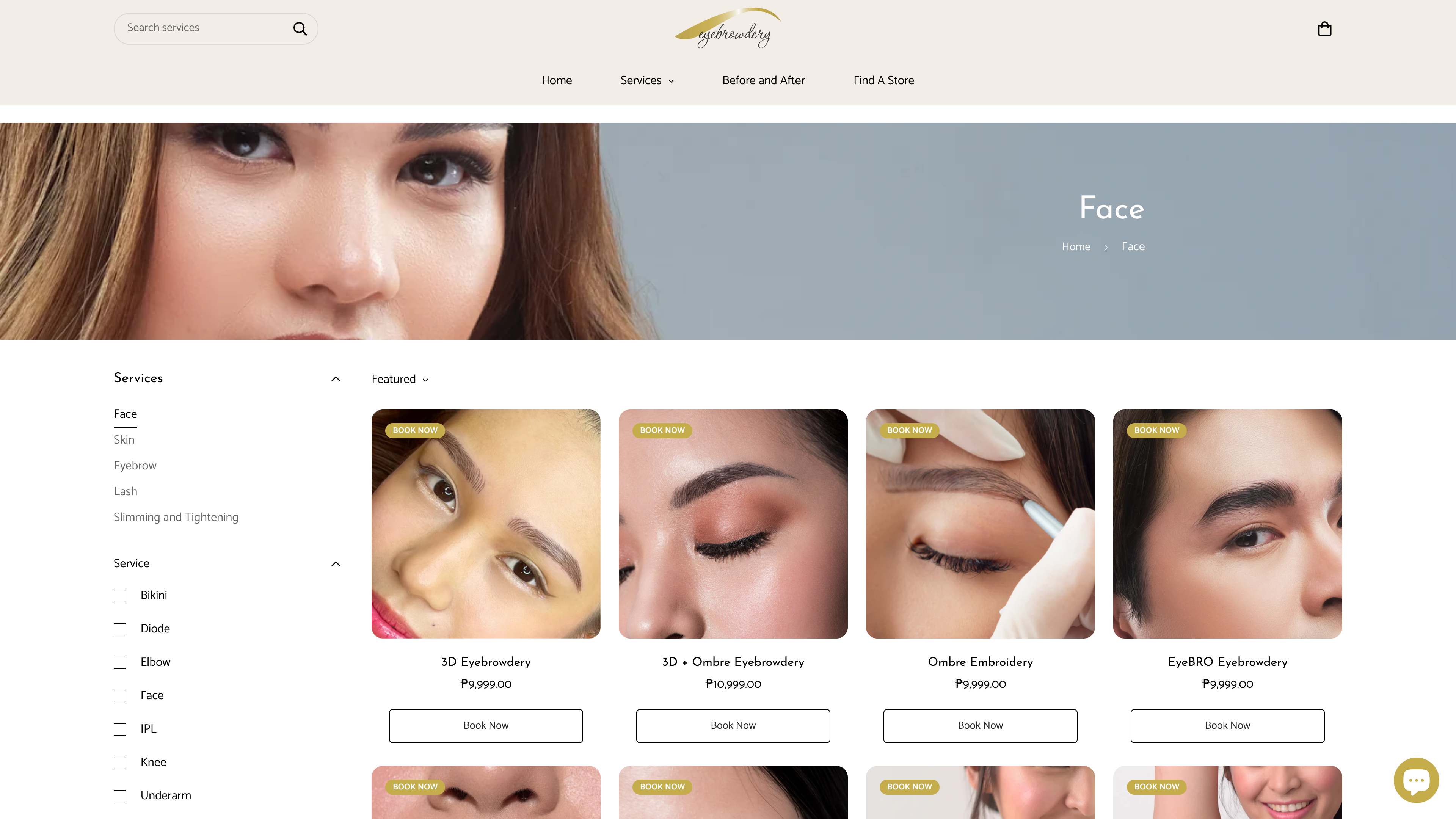 Eyebrowdery screenshot