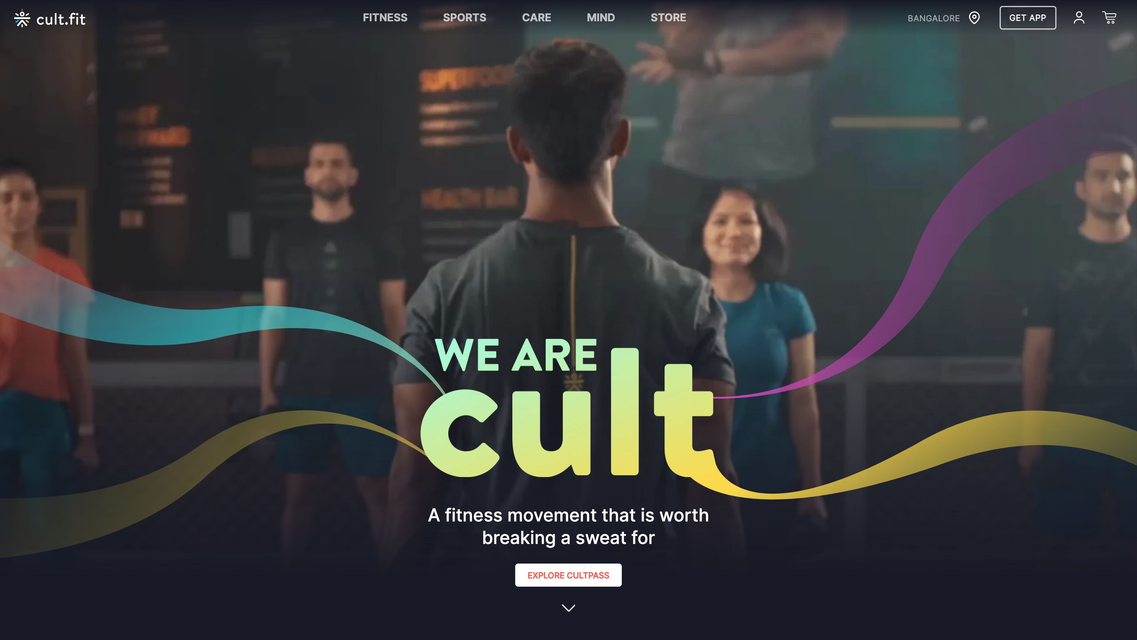 Fitness Website & App screenshot