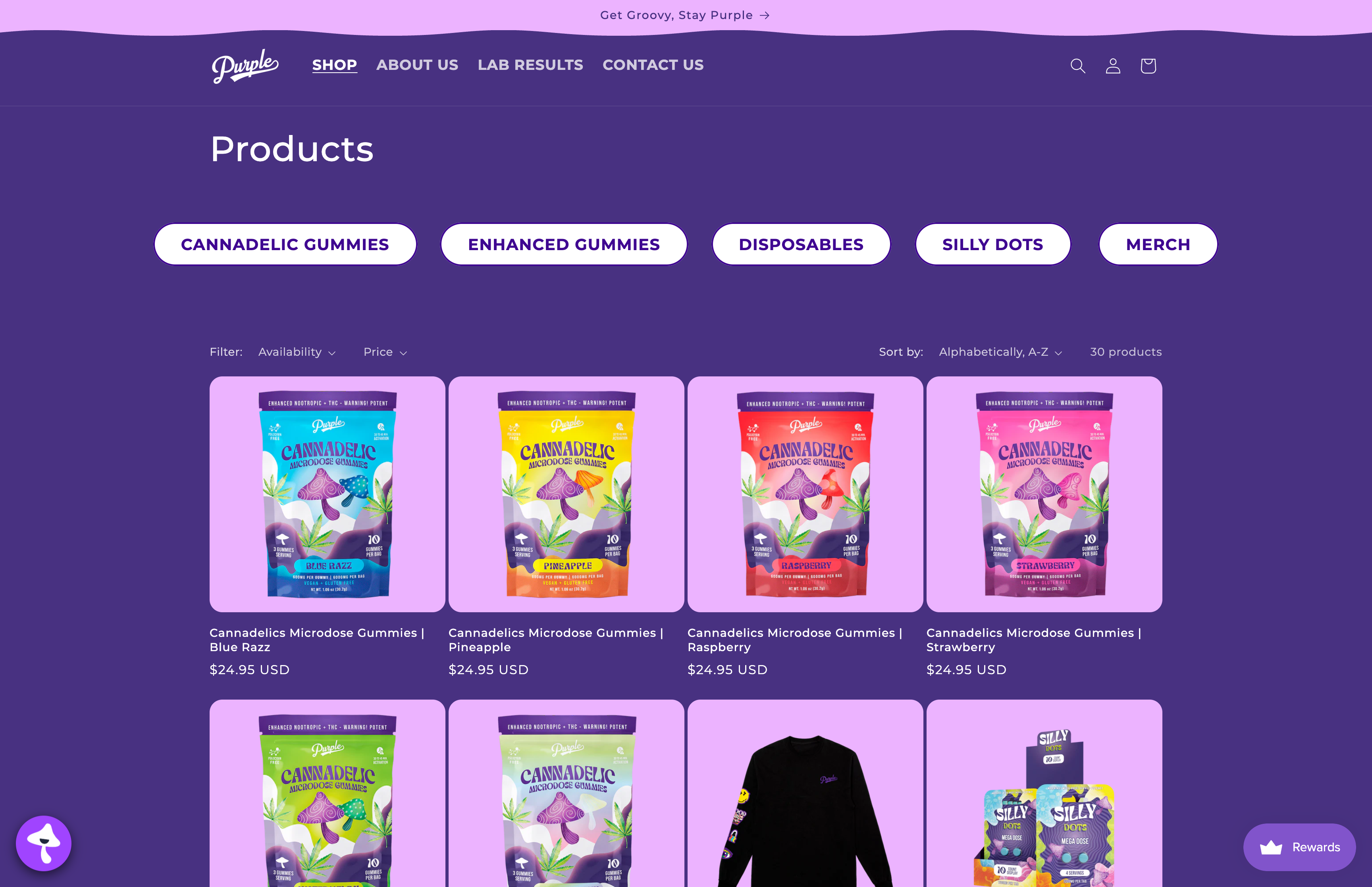 Gummies Ecommerce Project - USA screenshot