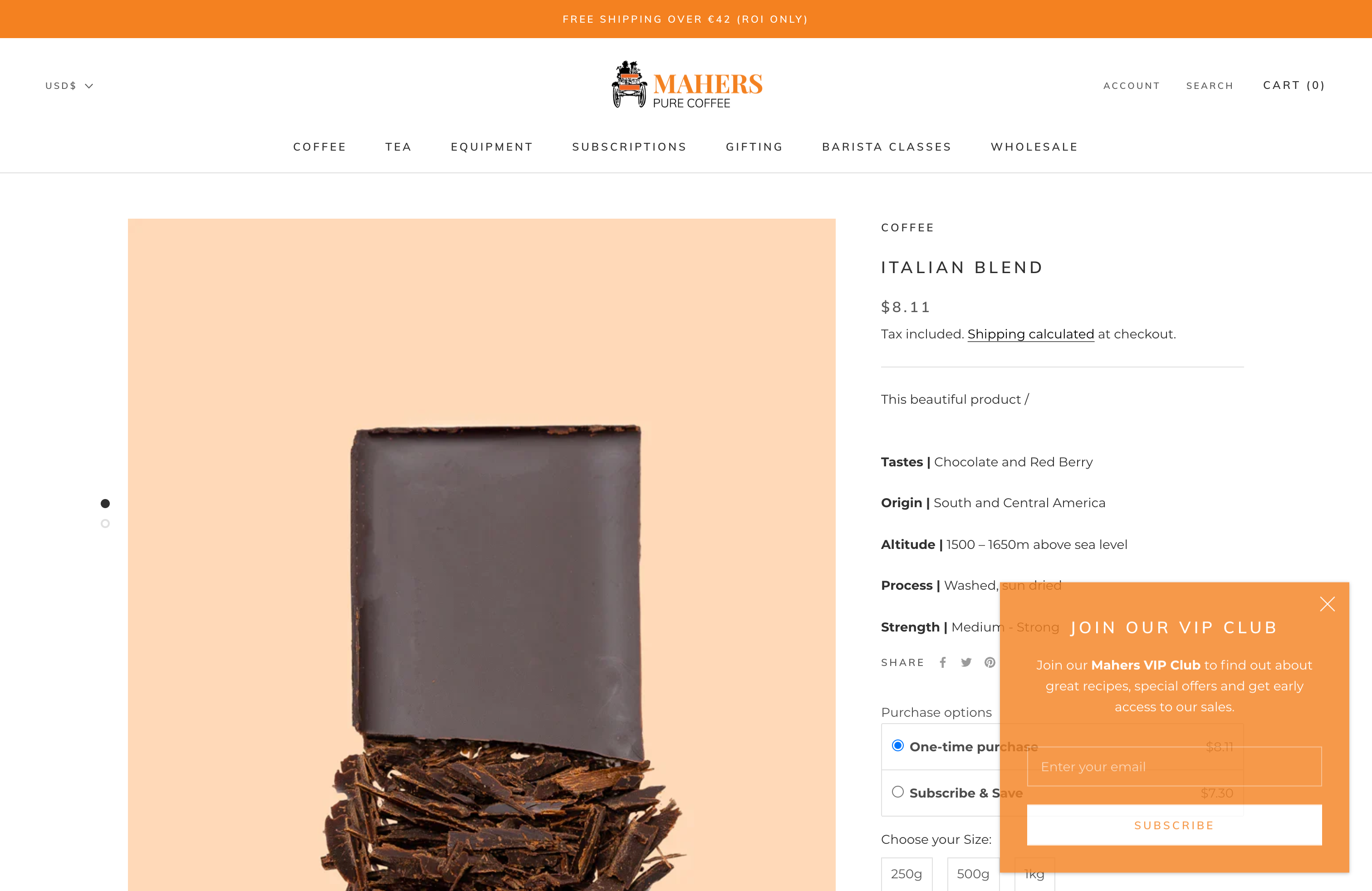 Mahers Pure Coffee screenshot 4