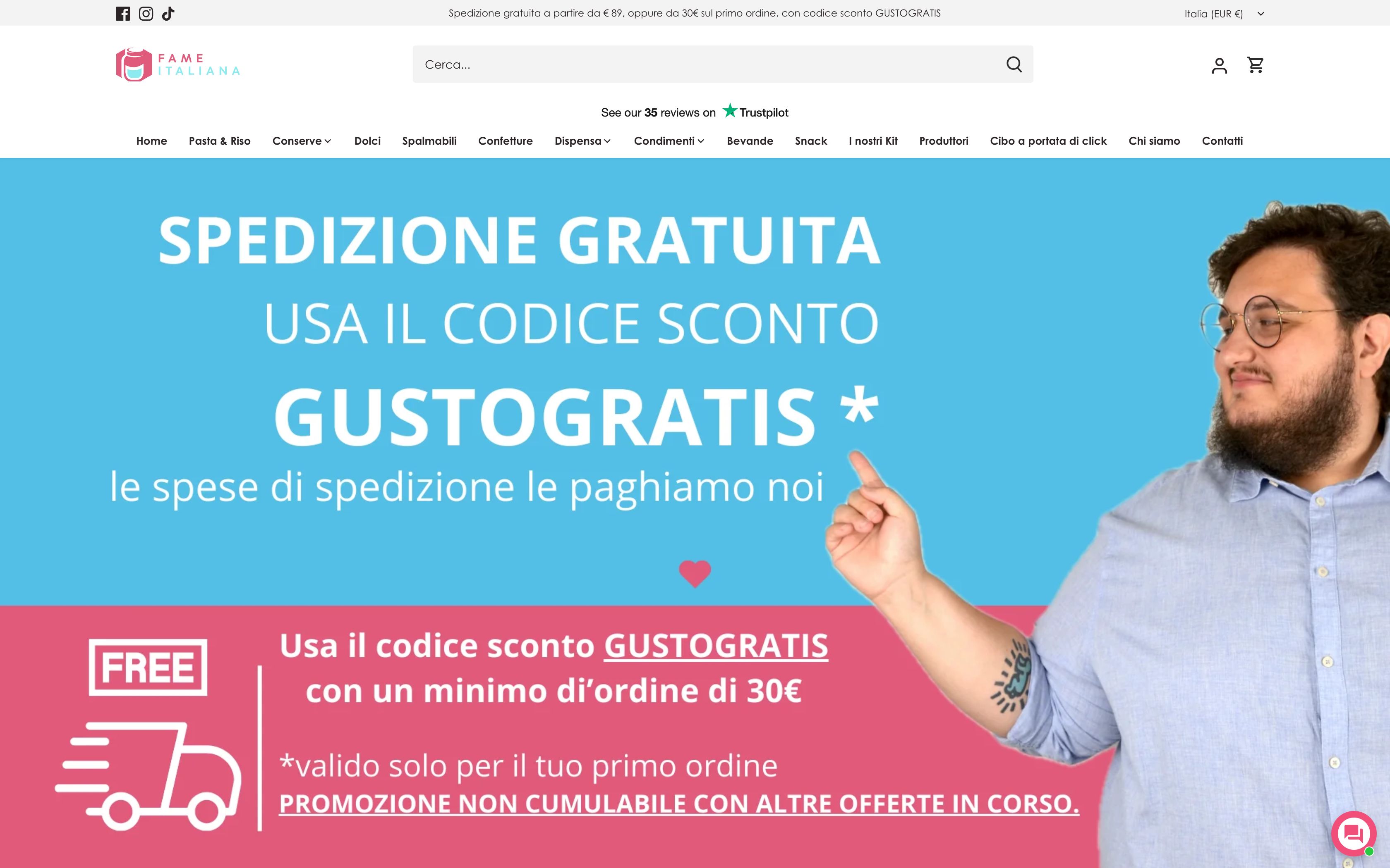 Fameitaliana - L'autentica cucina italiana nella tua dispensa screenshot 6