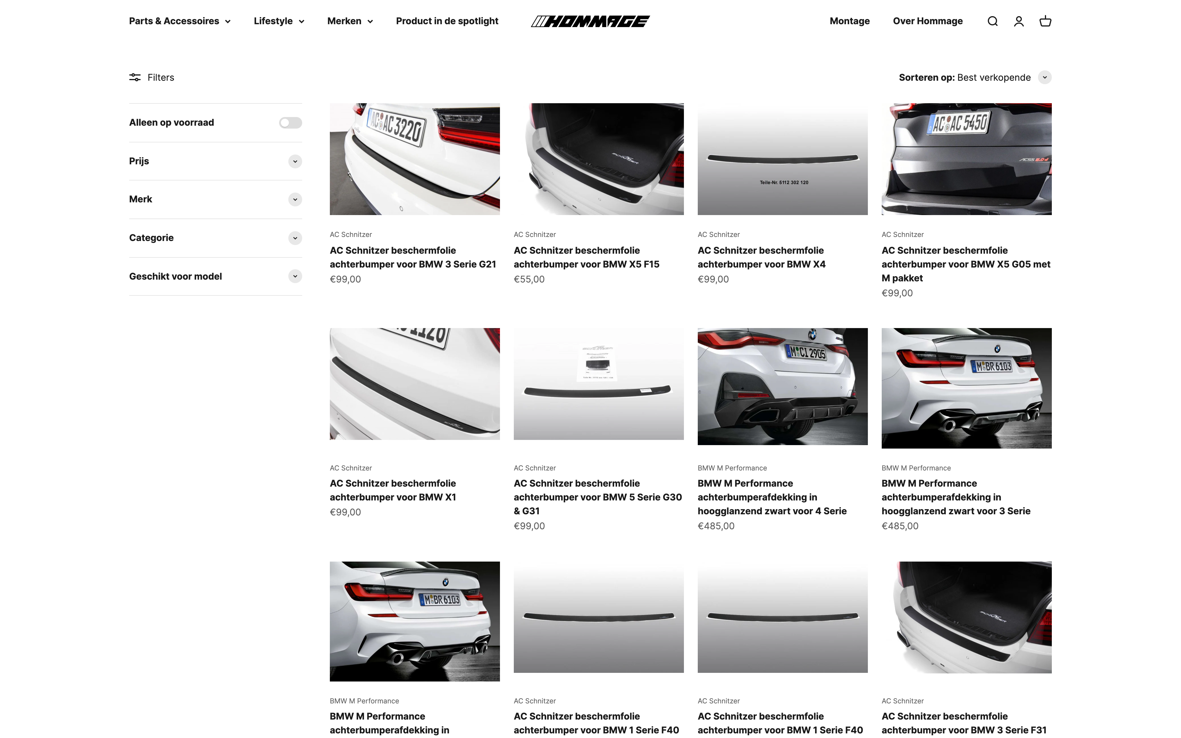HOMMAGE - A BMW LIFESTYLE & PARTS STORE screenshot 3