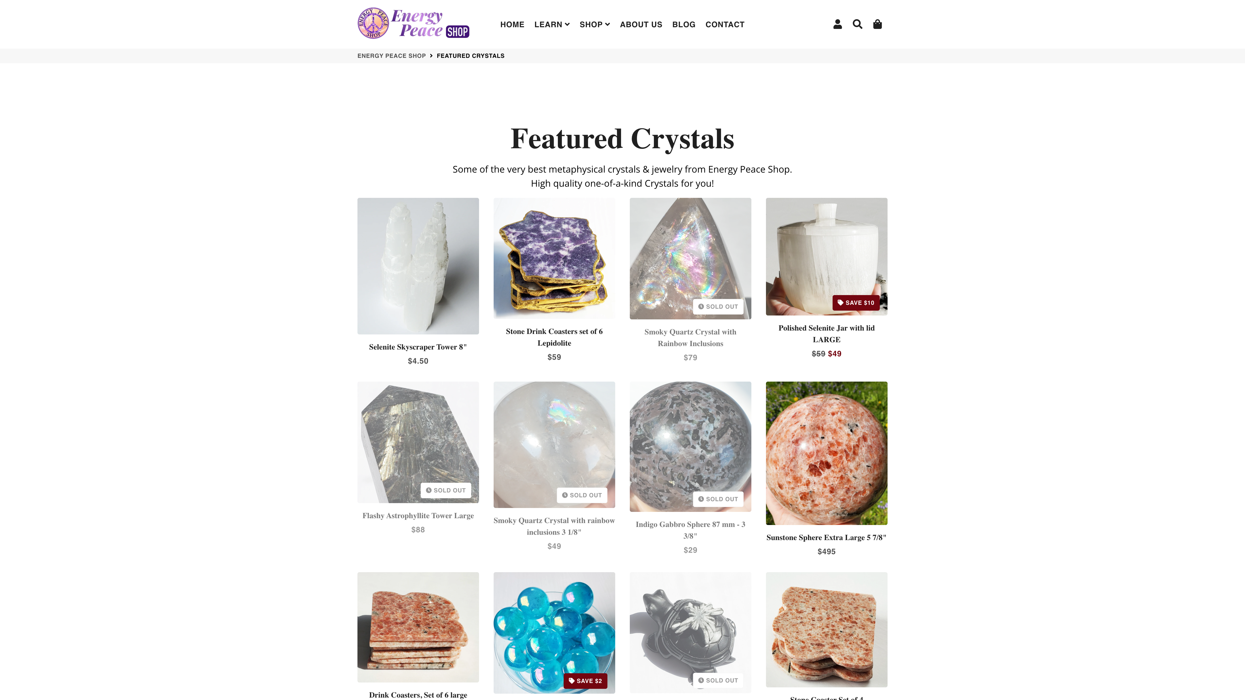 Enhancing Website Speed and Performance for Energy Peace Shop