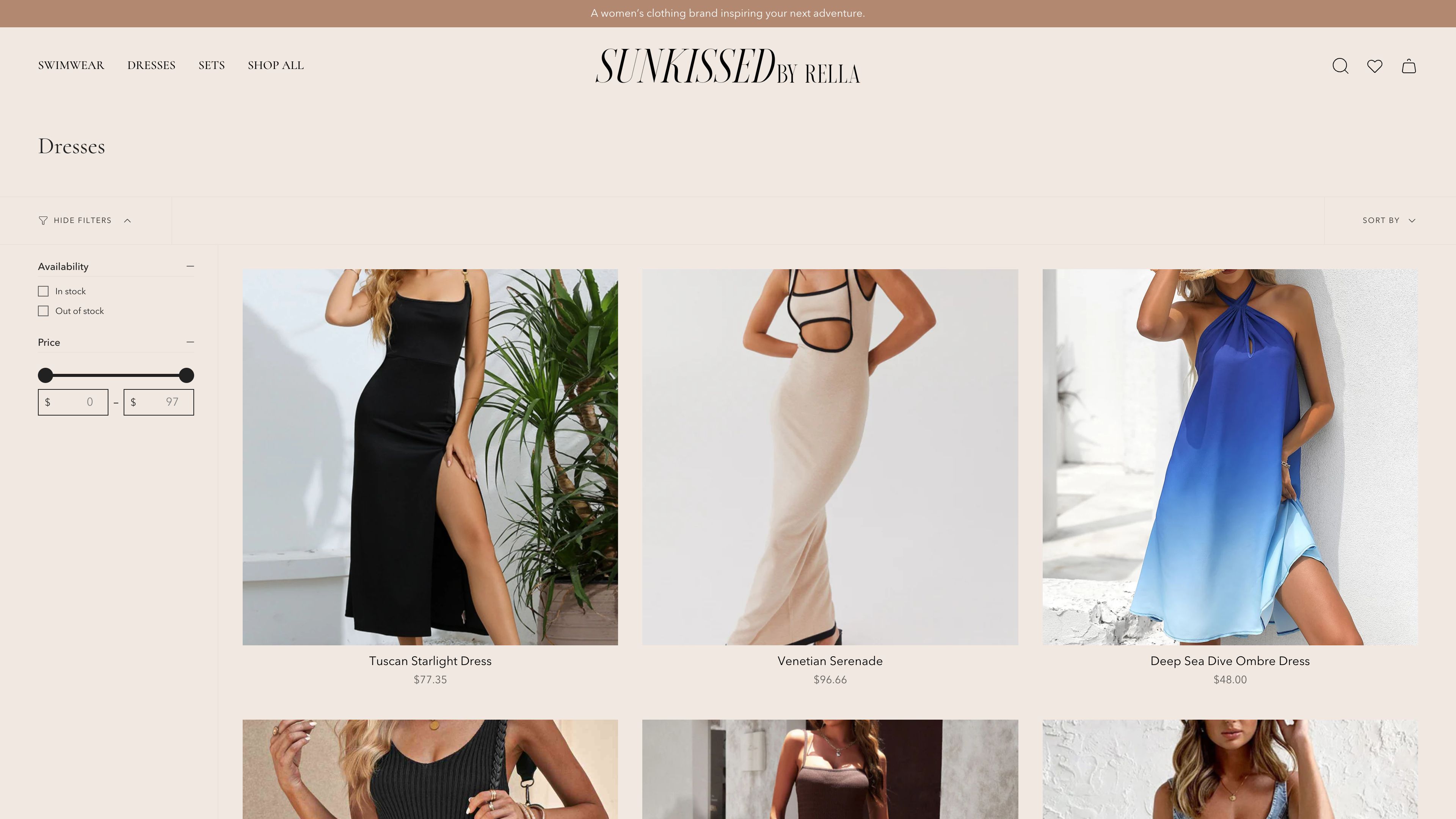 Sunkissed by Rella screenshot 2