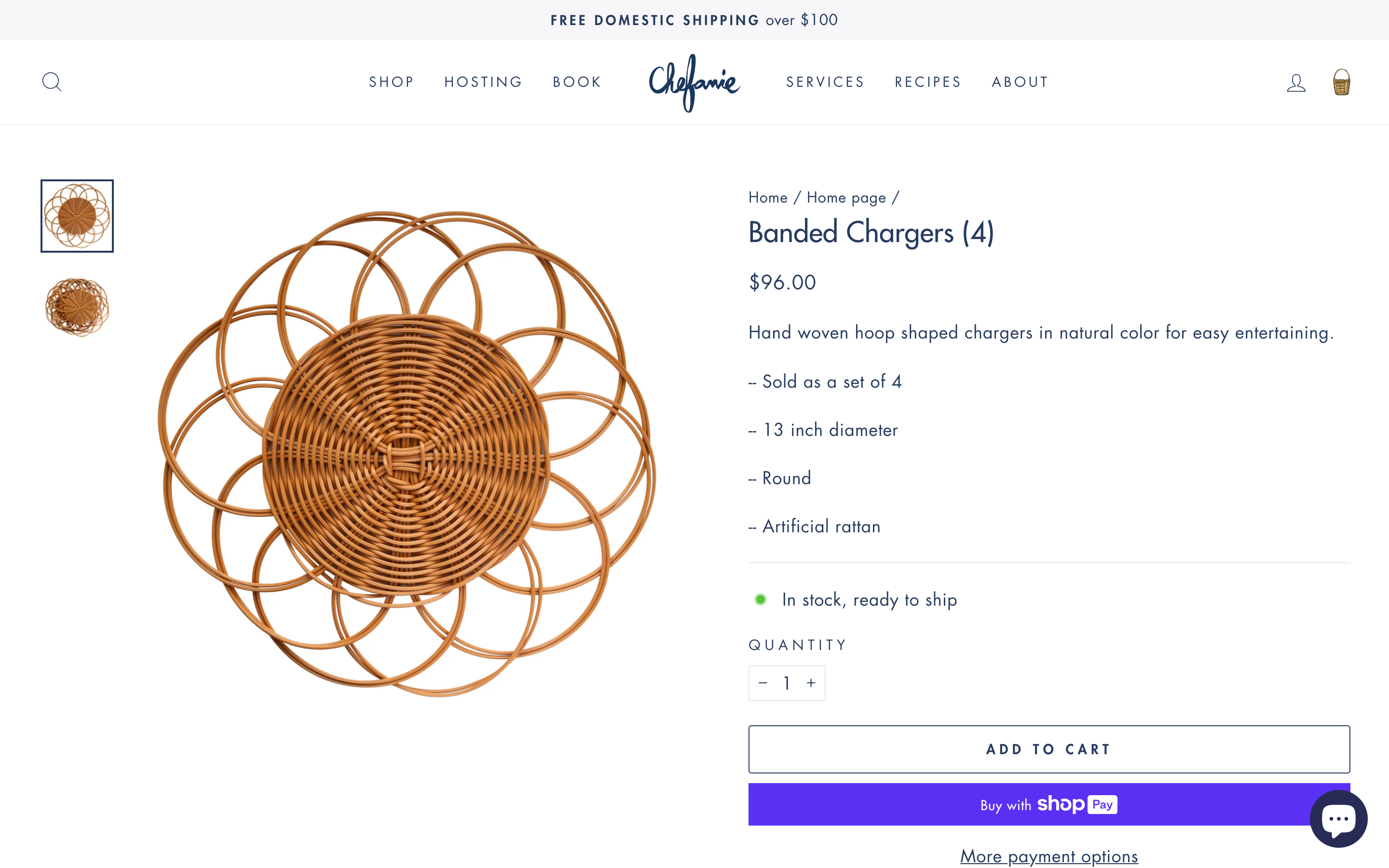 Shopify Migration and Custom Design for Chefanie screenshot 4