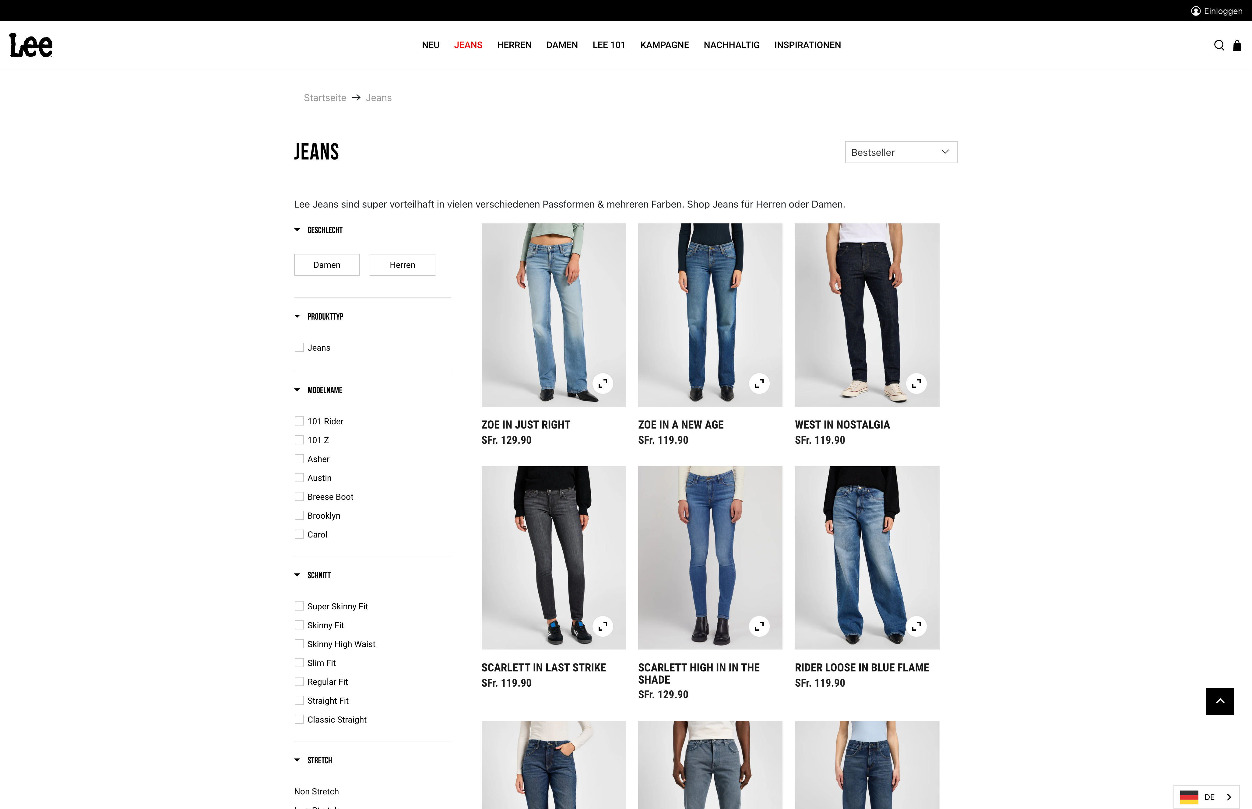 Lee Jeans screenshot 3