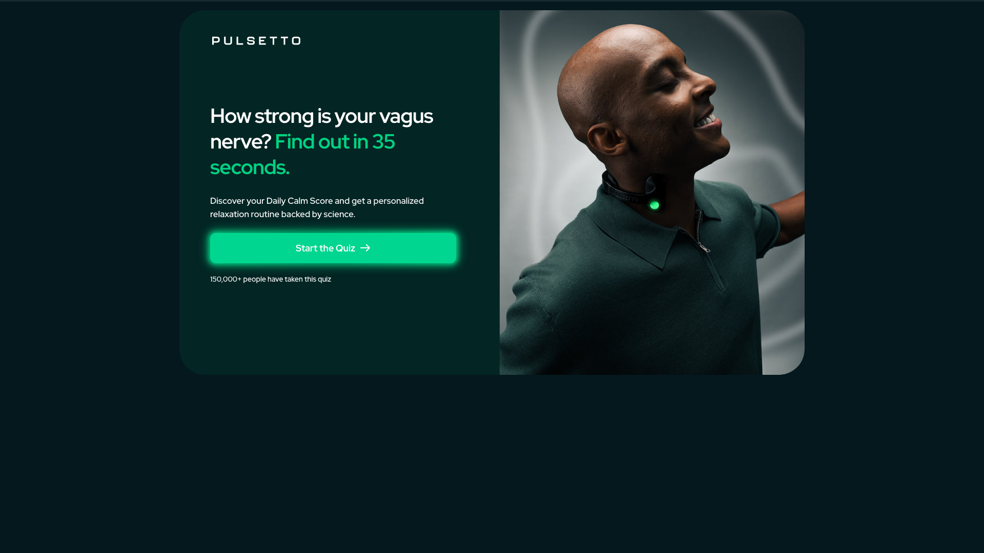 Pulsetto - Vagus nerve stimulation device screenshot