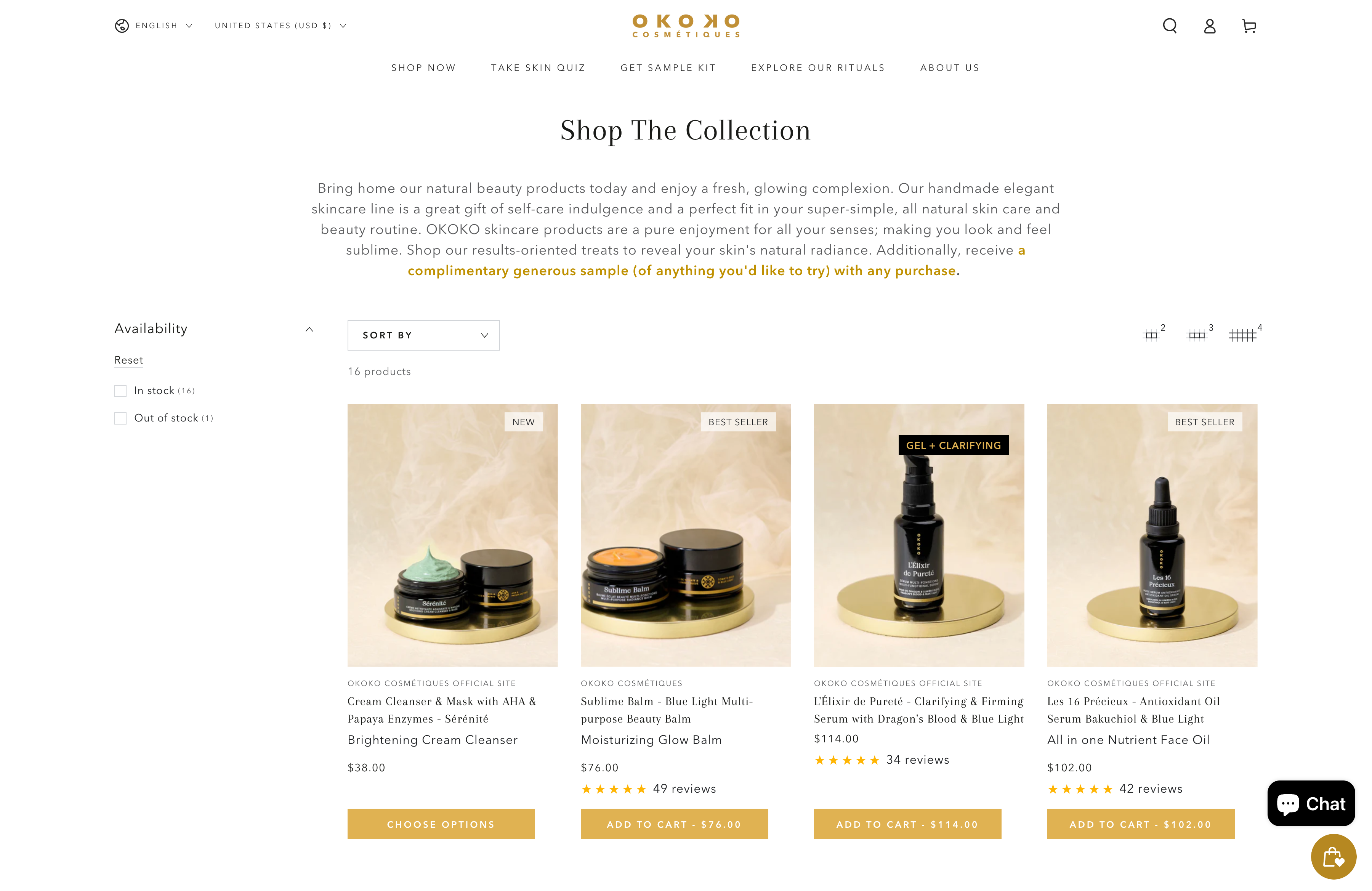 Okoko Cosmetiques screenshot 2