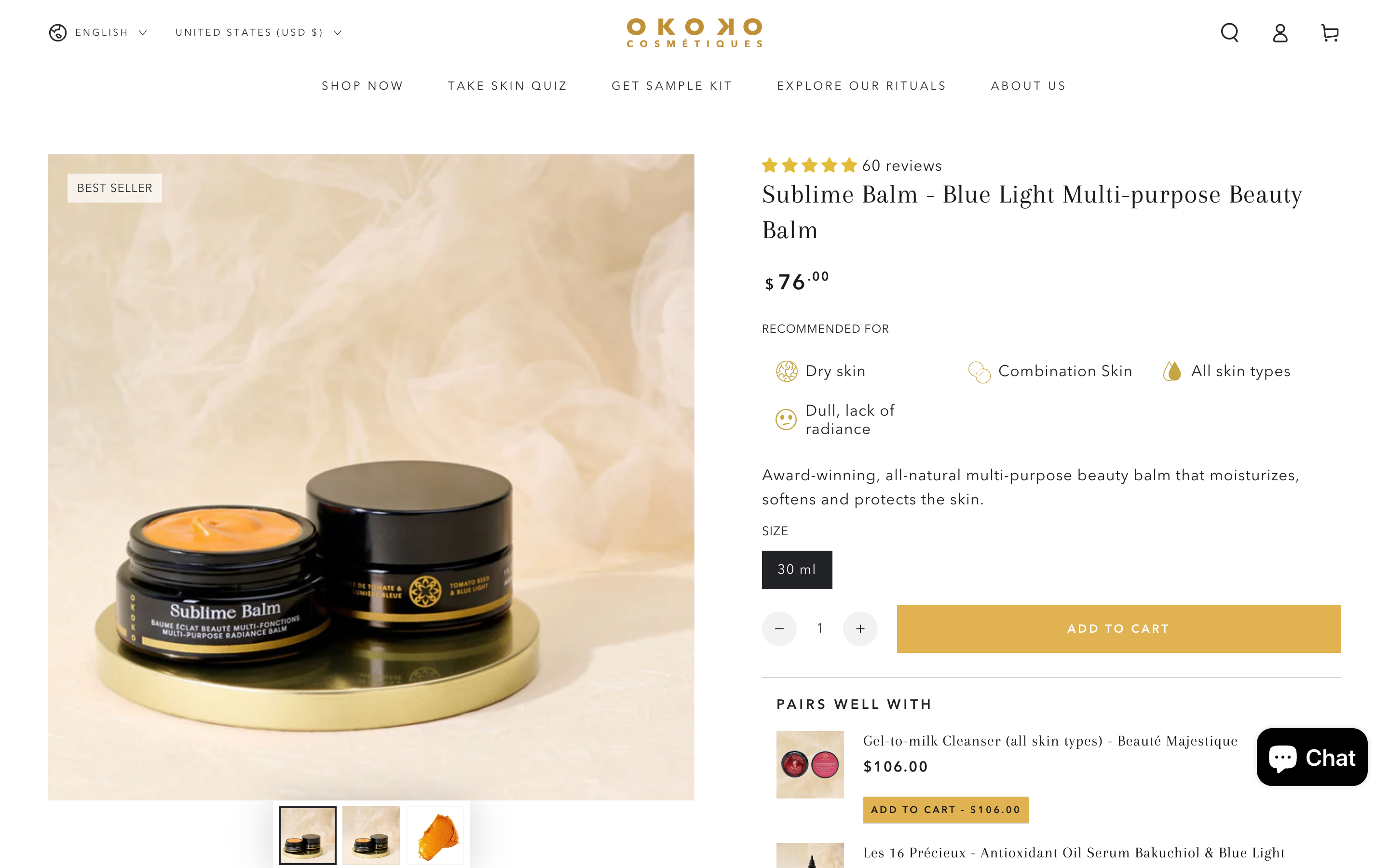 Okoko Cosmetiques screenshot 4