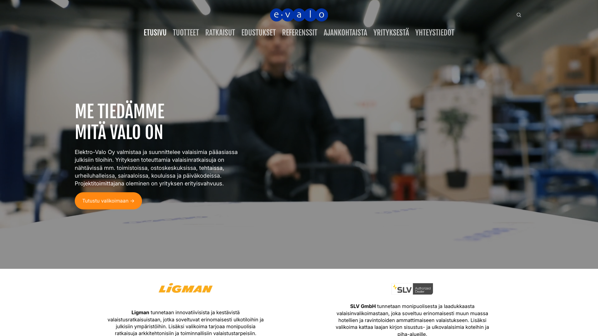 Elektro-Valo Oy - Verkkopalvelu PIM-integraatiolla
