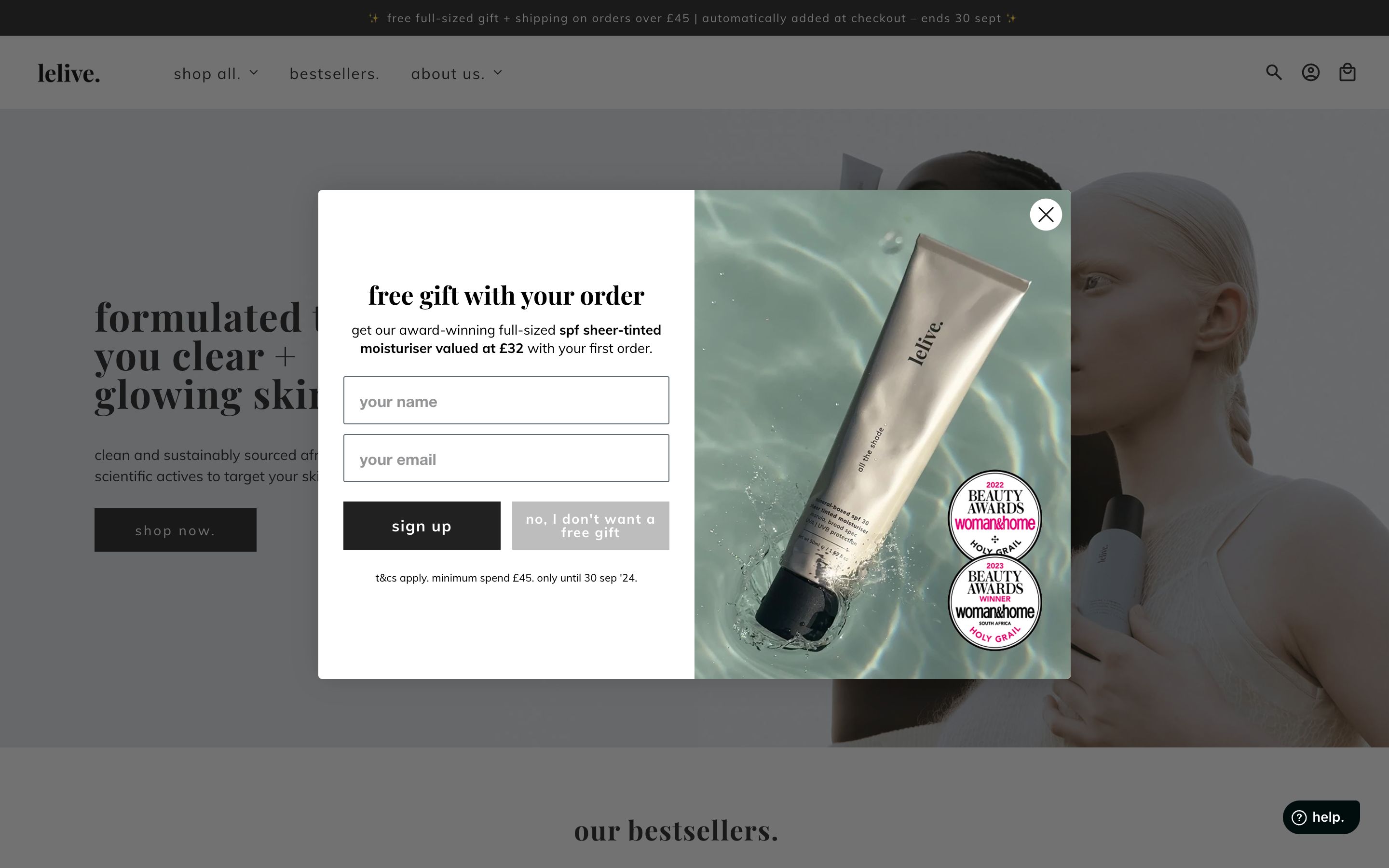 Shopify Retheme and Conversion Optimization for Lelive Africa