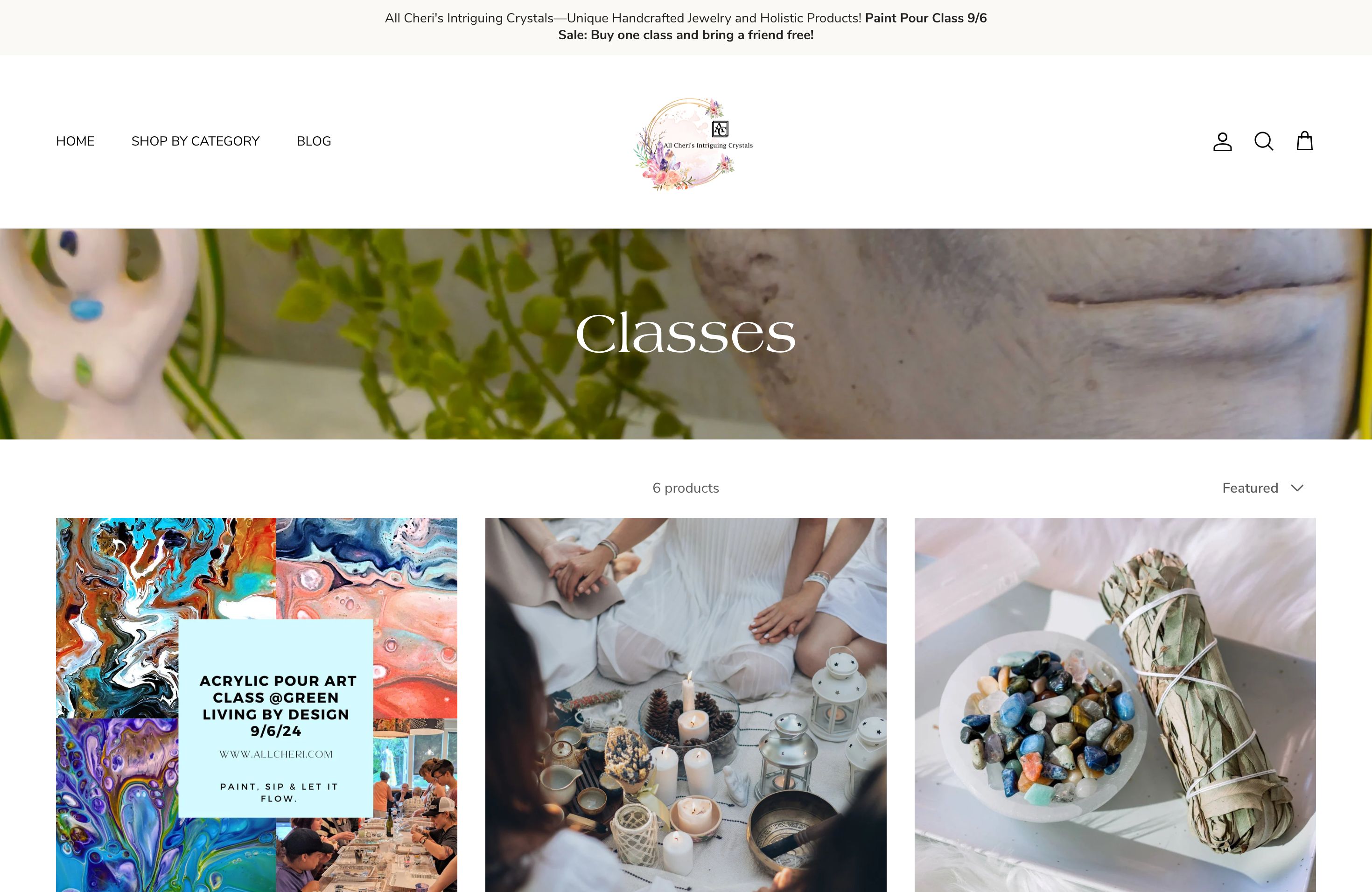 Modern Theme Update for All Cheri's Intriguing Crystals LLC