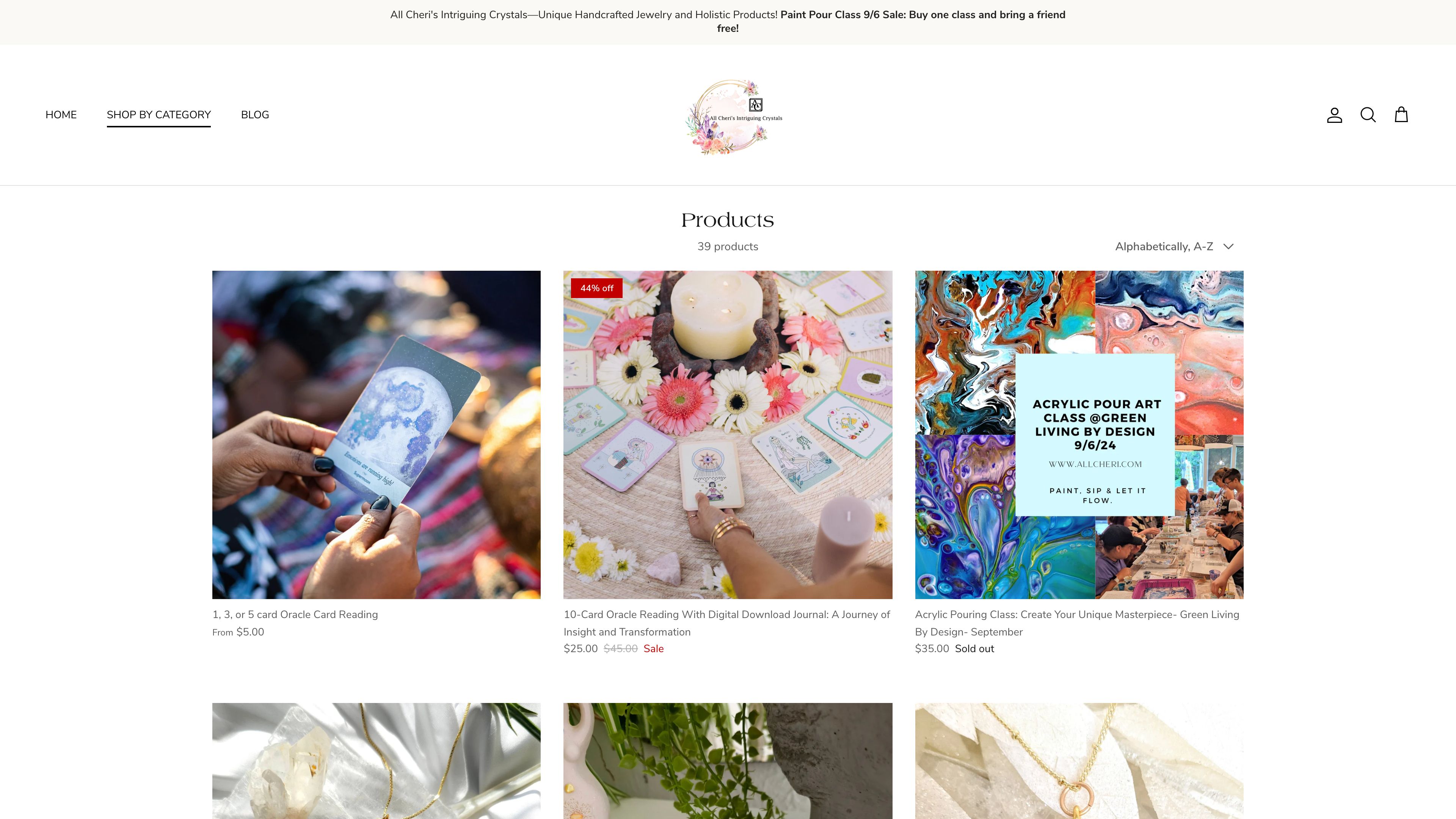 Update the Theme of All Cheri's Intriguing Crystals LLC screenshot 3