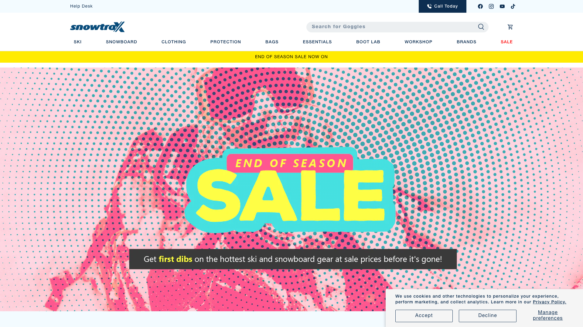 Snowtrax – Shopify Redesign, Theme Upgrade & CRO Optimisation