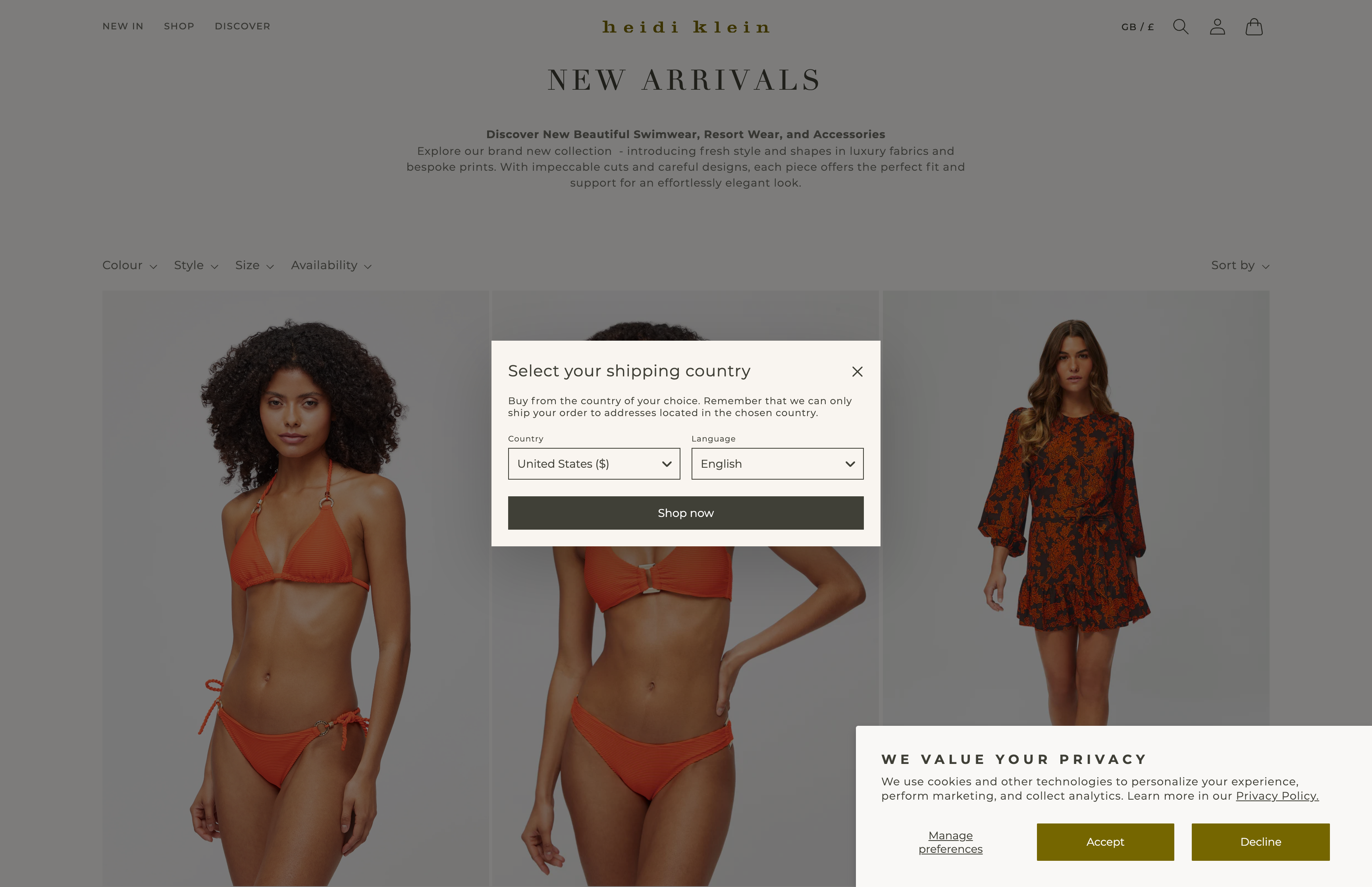 Heidi Klein screenshot 2