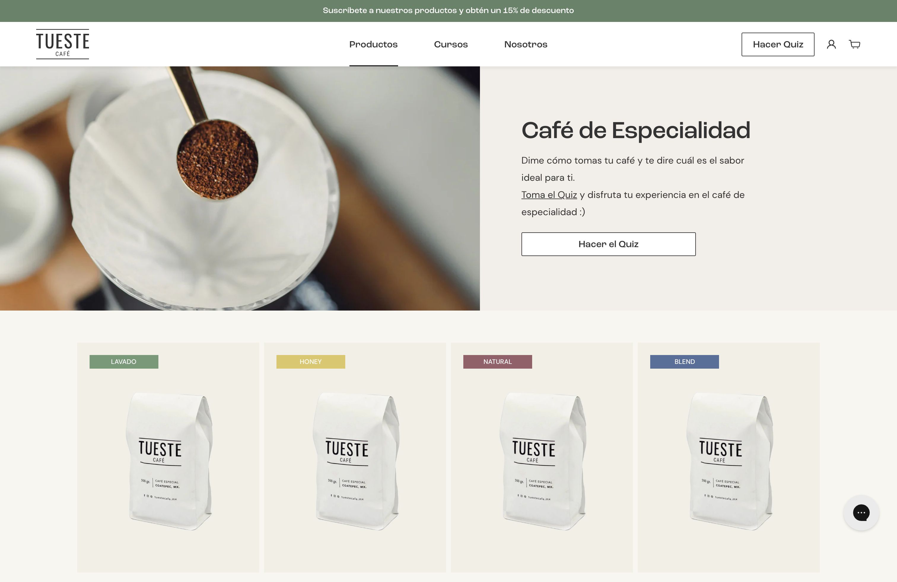 Tueste Café screenshot