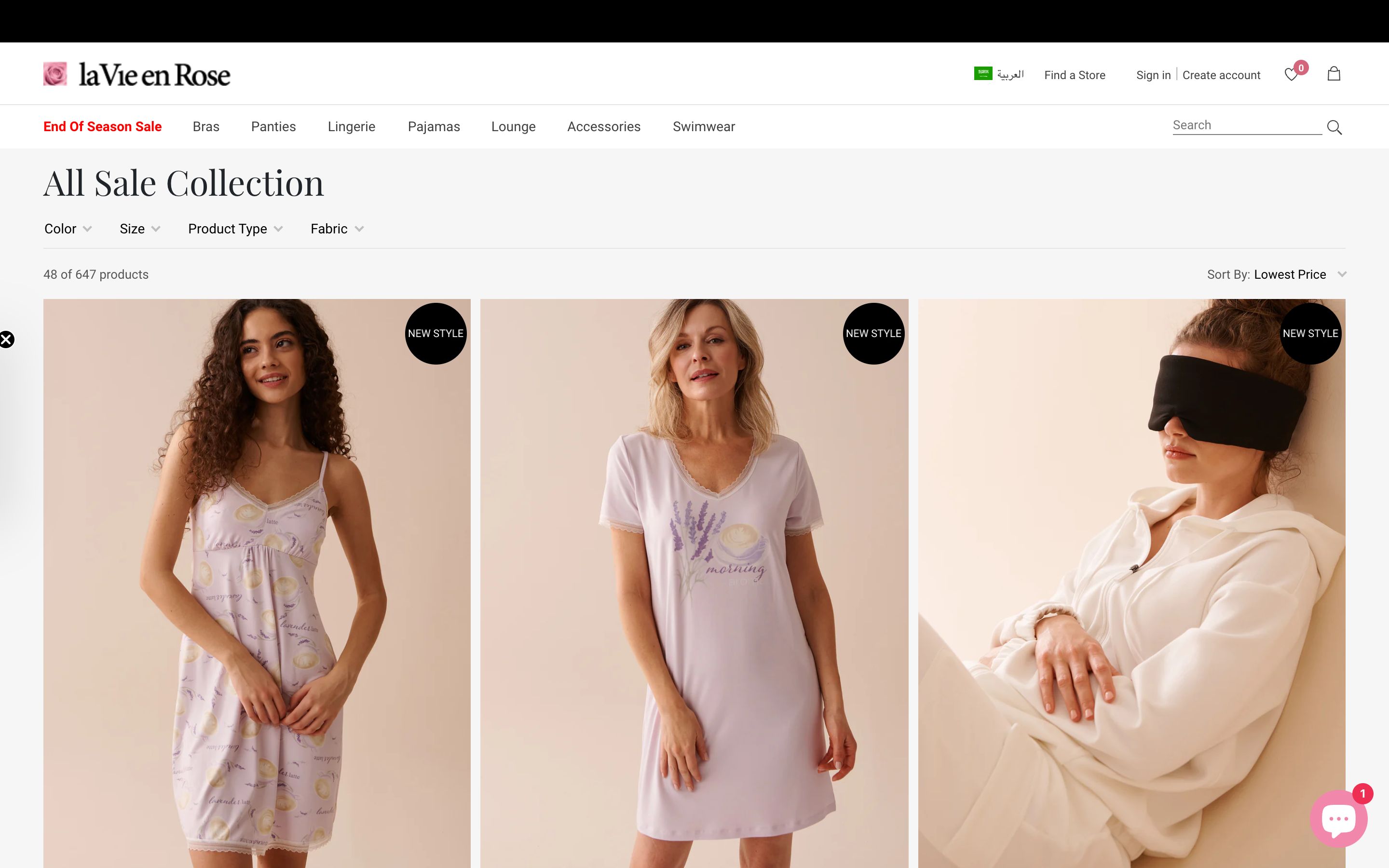 Customized Website Development for La Vie En Rose in Saudi Arabia