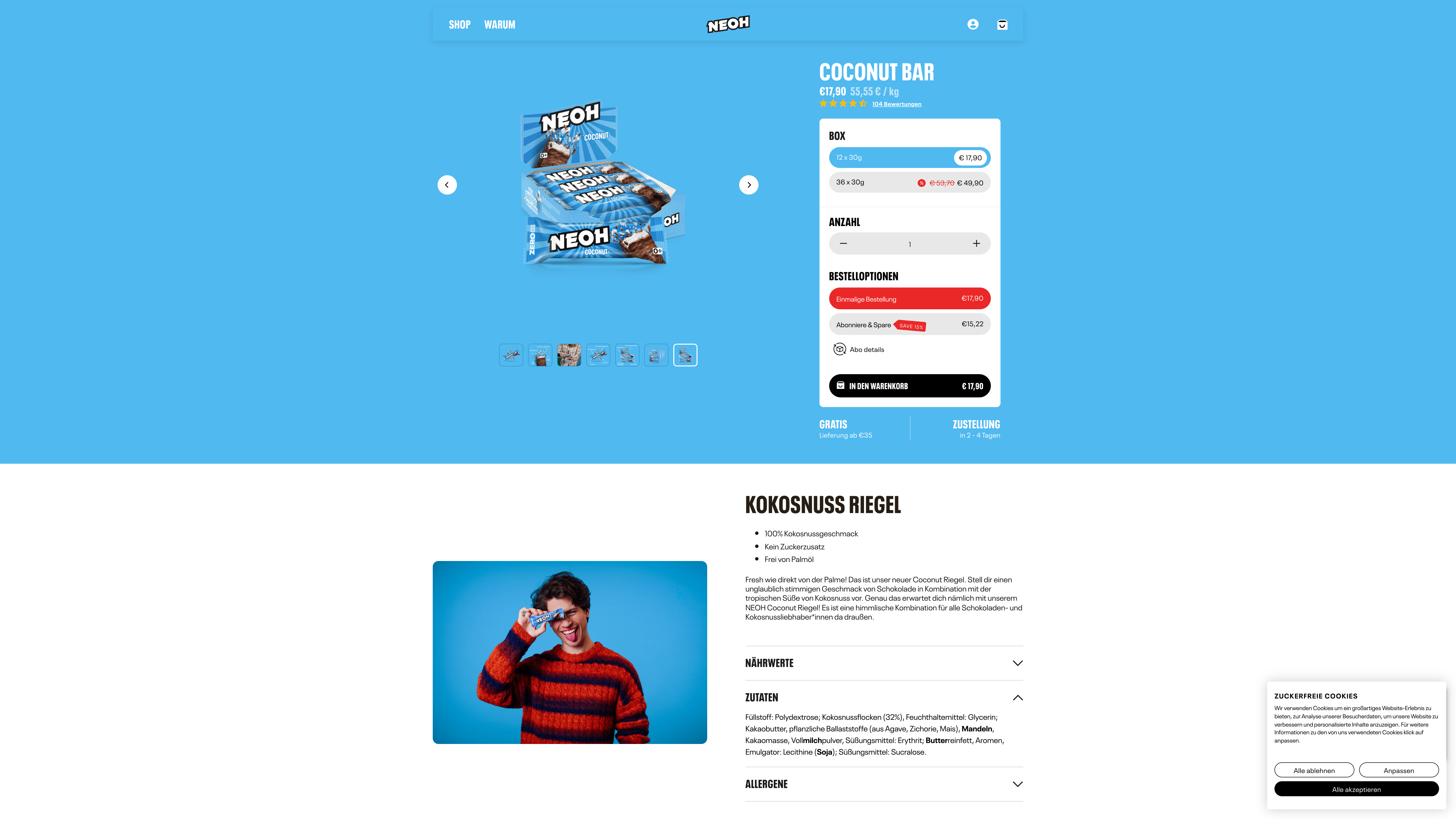 NEOH individuelles Design - Shopify Plus screenshot 2