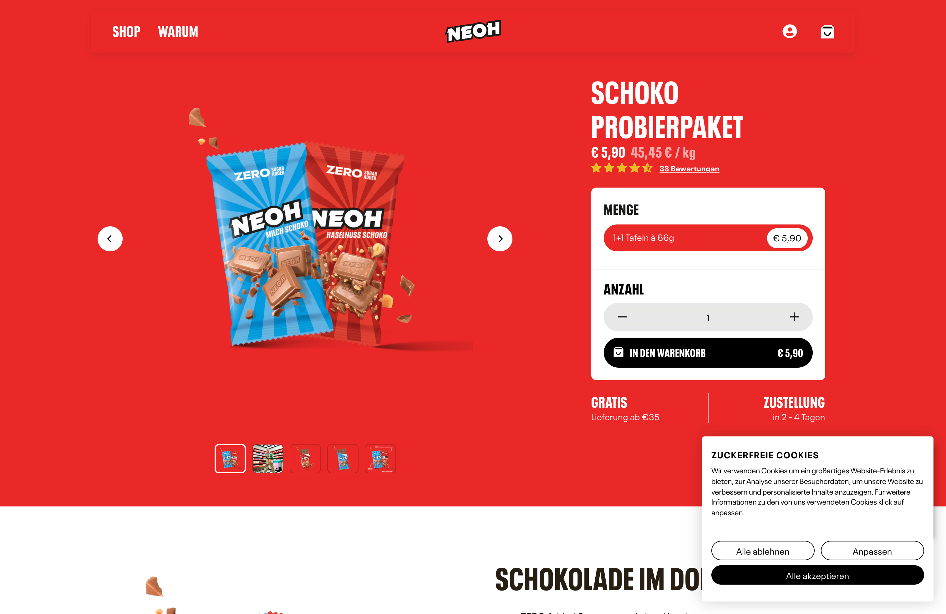 NEOH individuelles Design - Shopify Plus screenshot 6