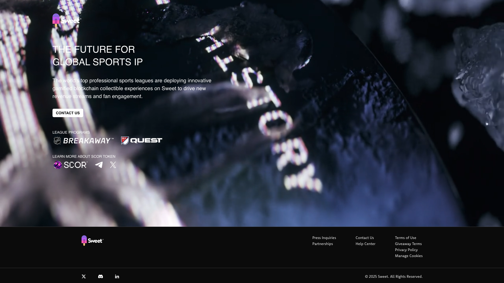 Sweet.io: Headless Marketplace screenshot