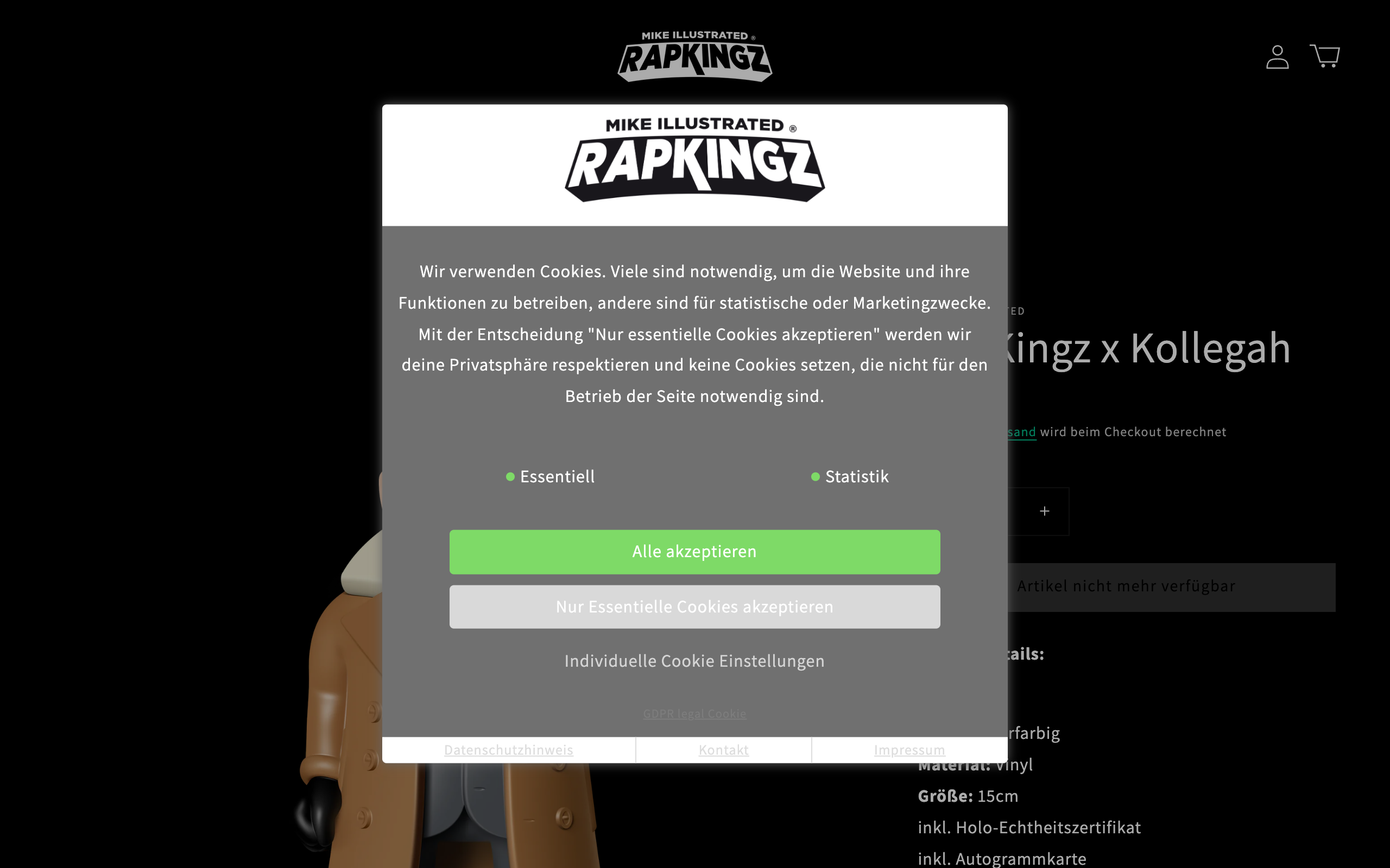 Einzigartiger 1 Produkt Shop für RAPKINGZ screenshot 4