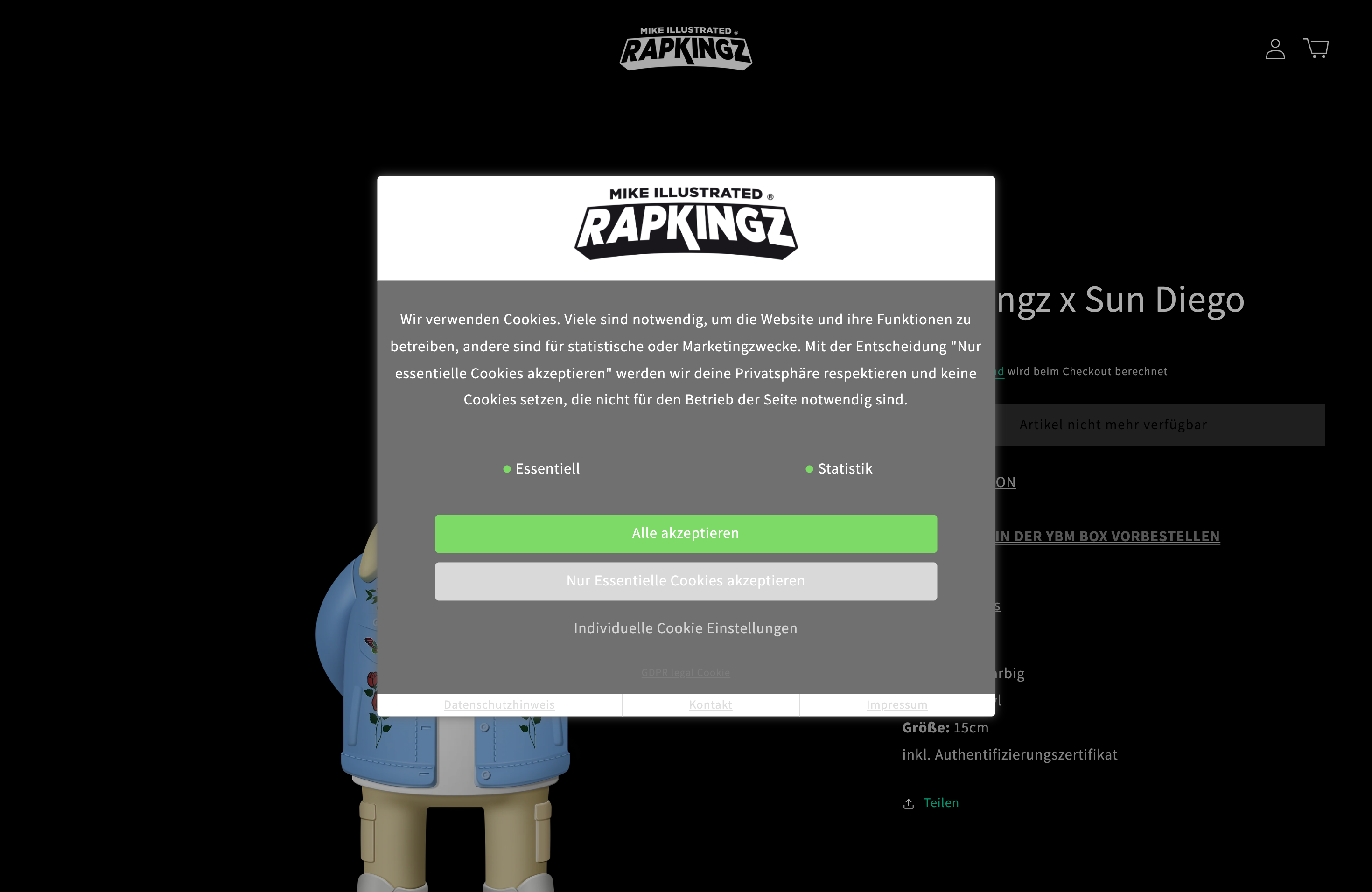 Einzigartiger 1 Produkt Shop für RAPKINGZ screenshot 2