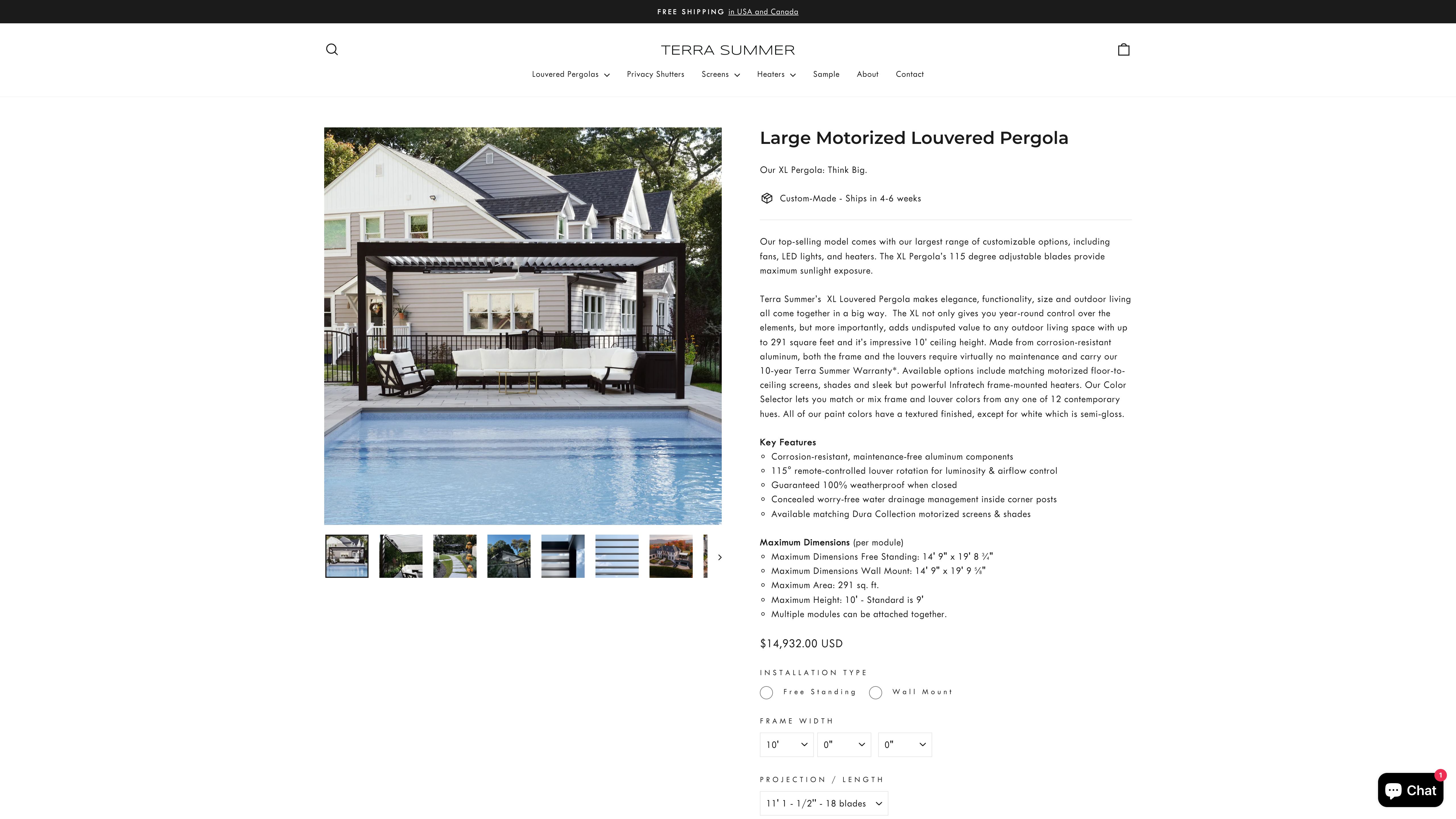 High-end site user experience for beautified backyards screenshot 6