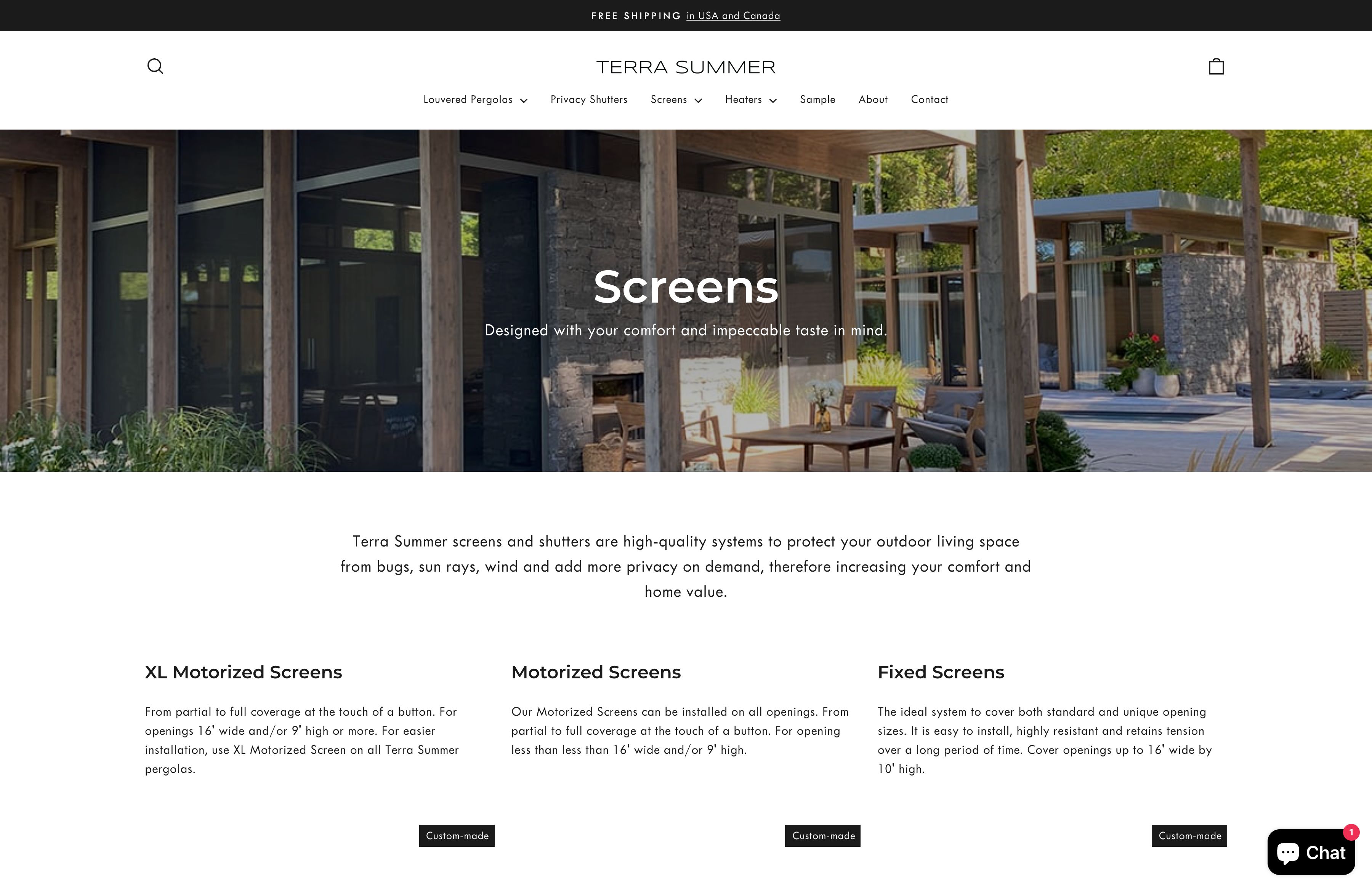 High-end site user experience for beautified backyards