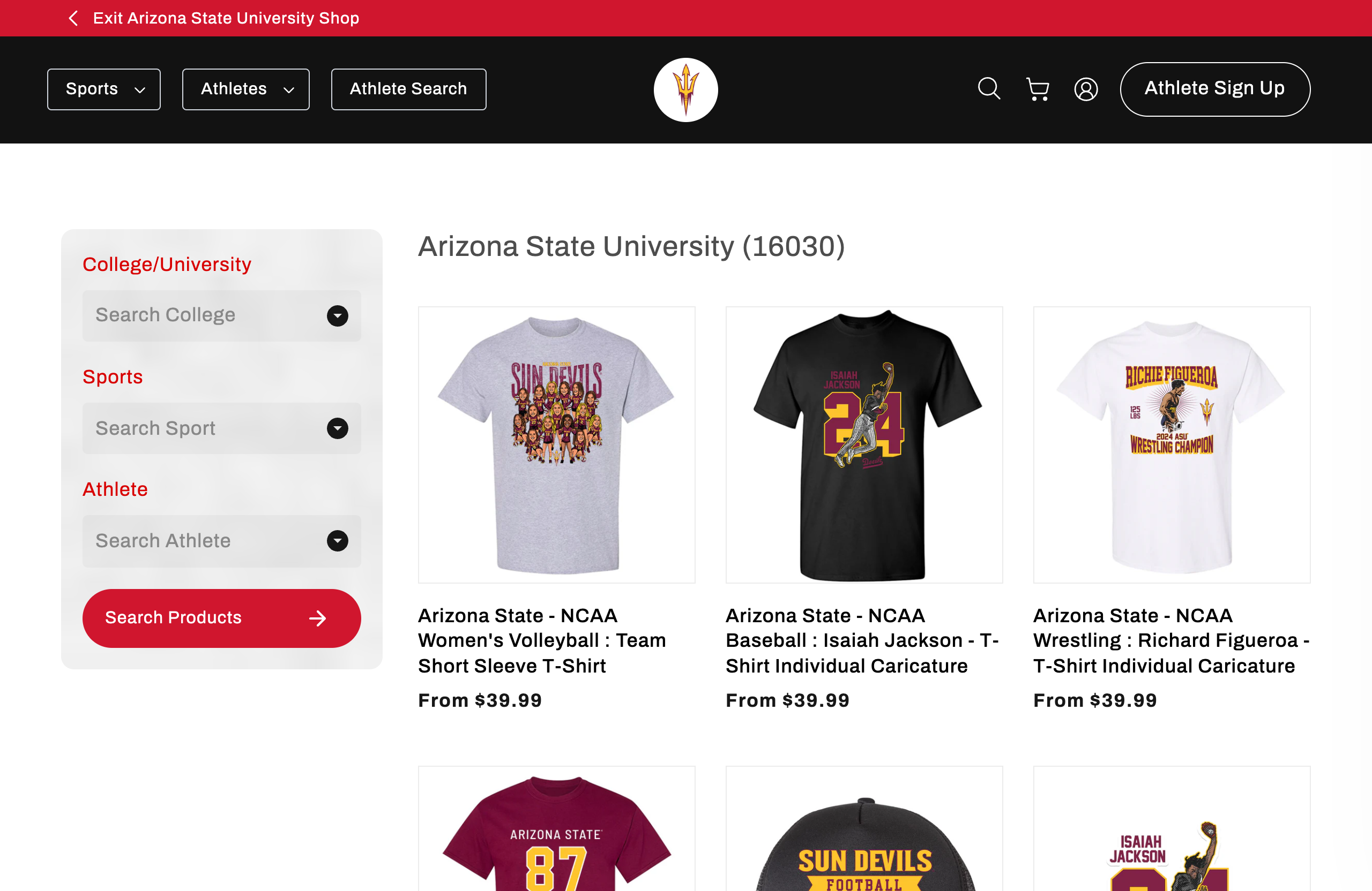 Athlete's Thread screenshot