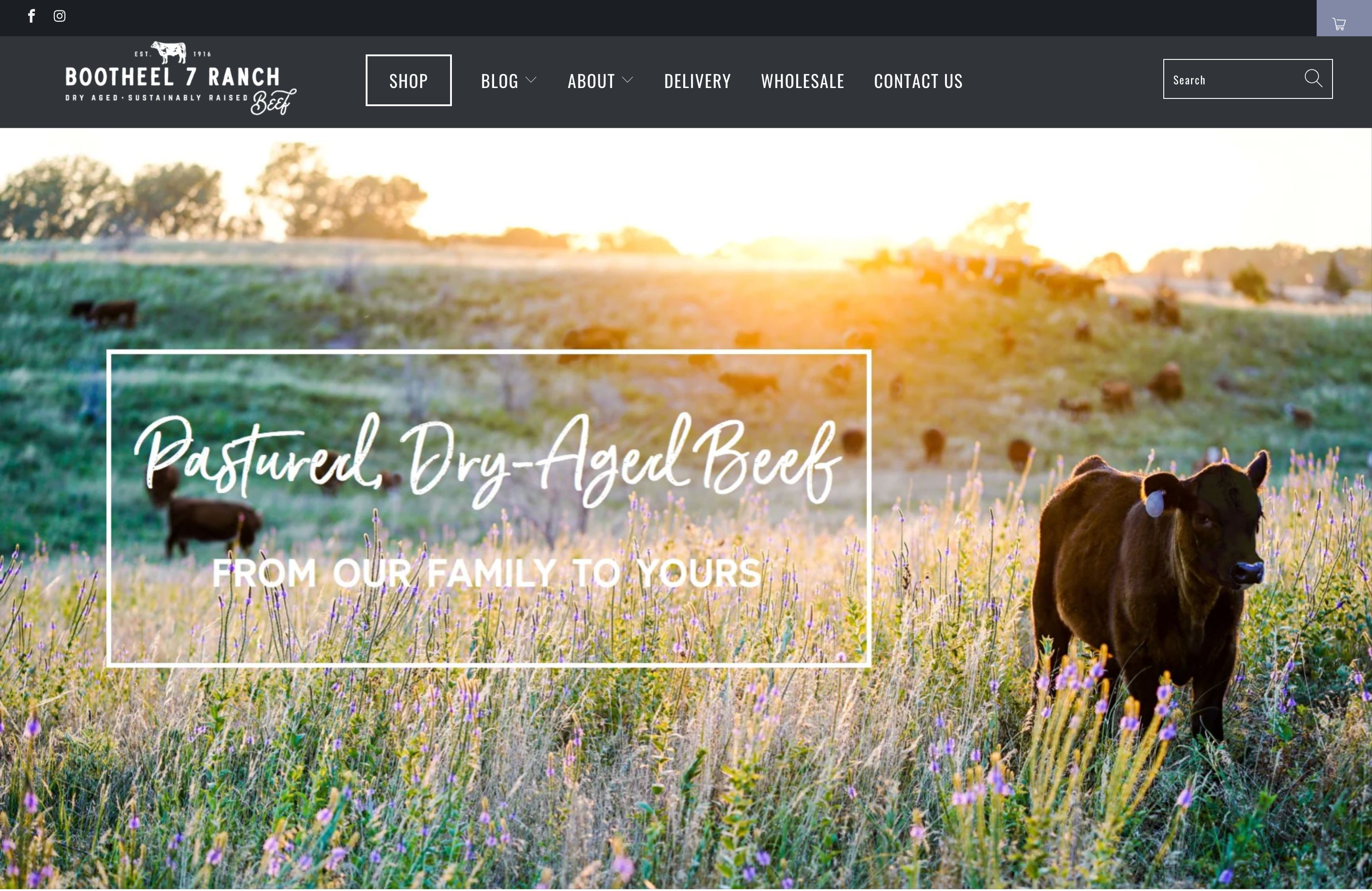 Bootheel7Ranch Custom 1 Page Shopping Experience screenshot 4