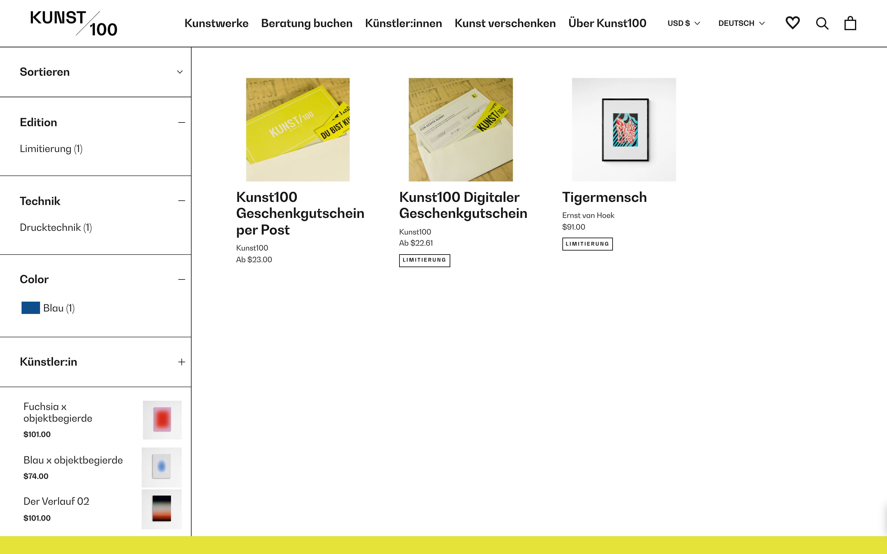 Kunst100 screenshot 6