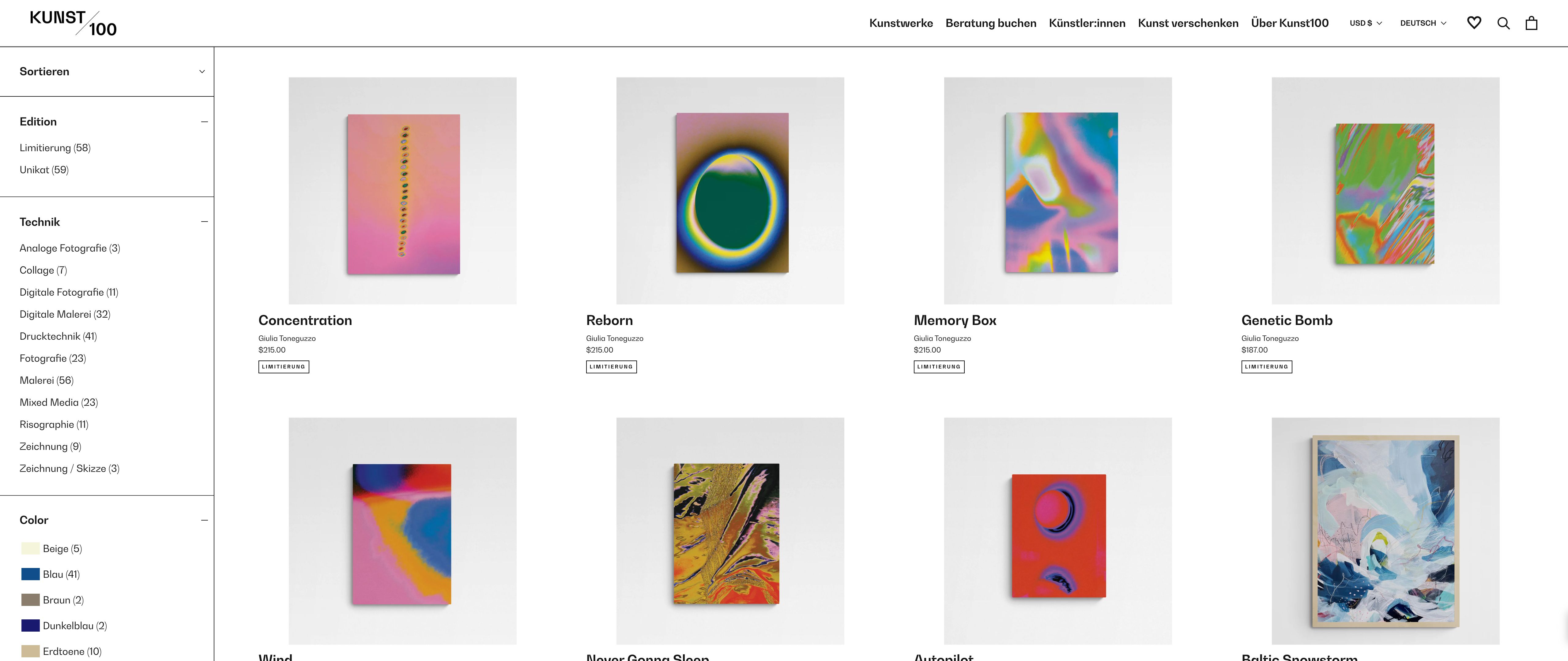 Kunst100 screenshot 5