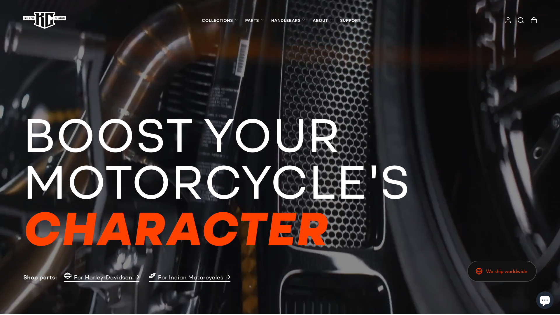 Killer Custom - Harley Davidson Parts screenshot