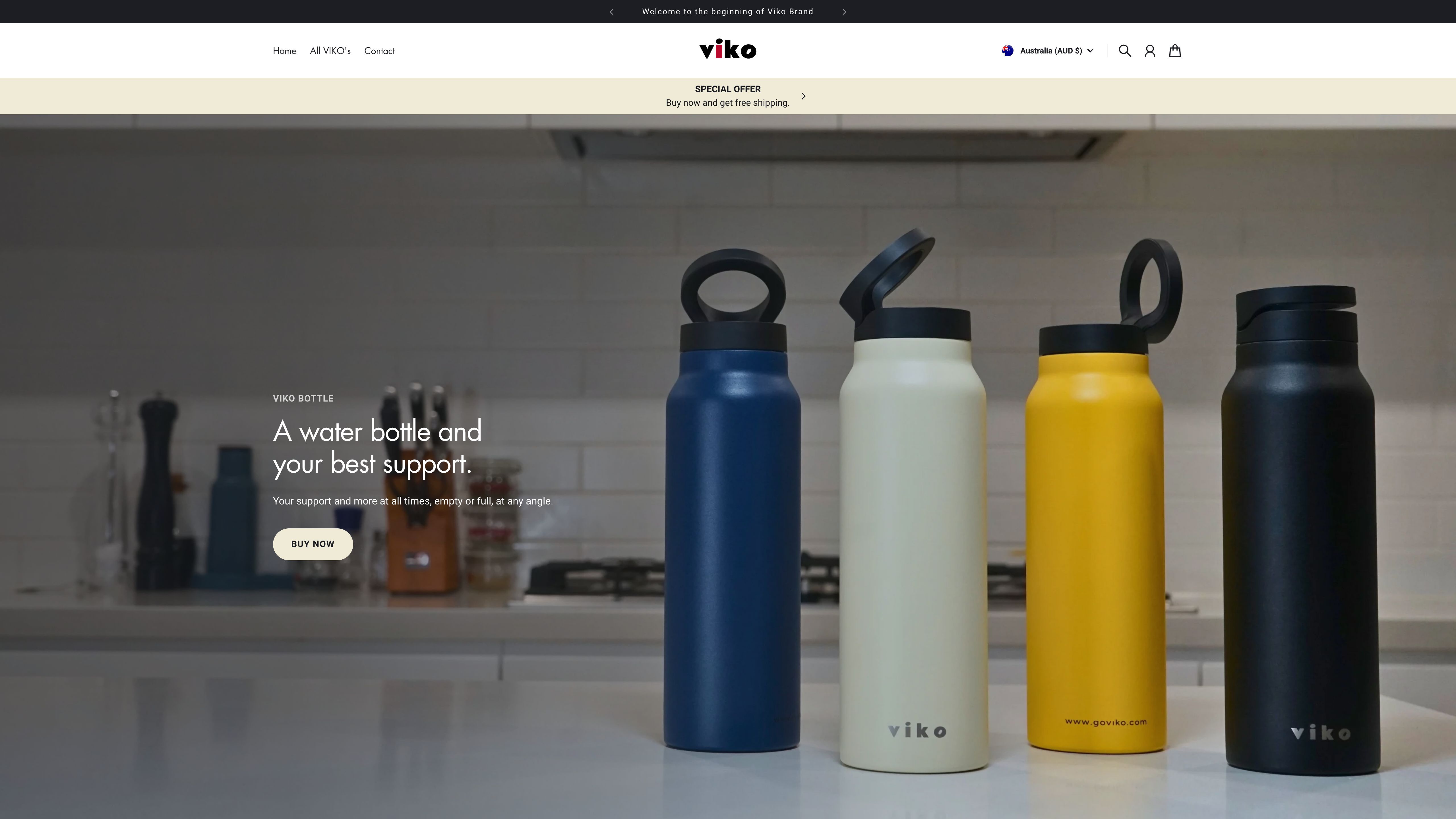 Viko Bottle Australia screenshot 4