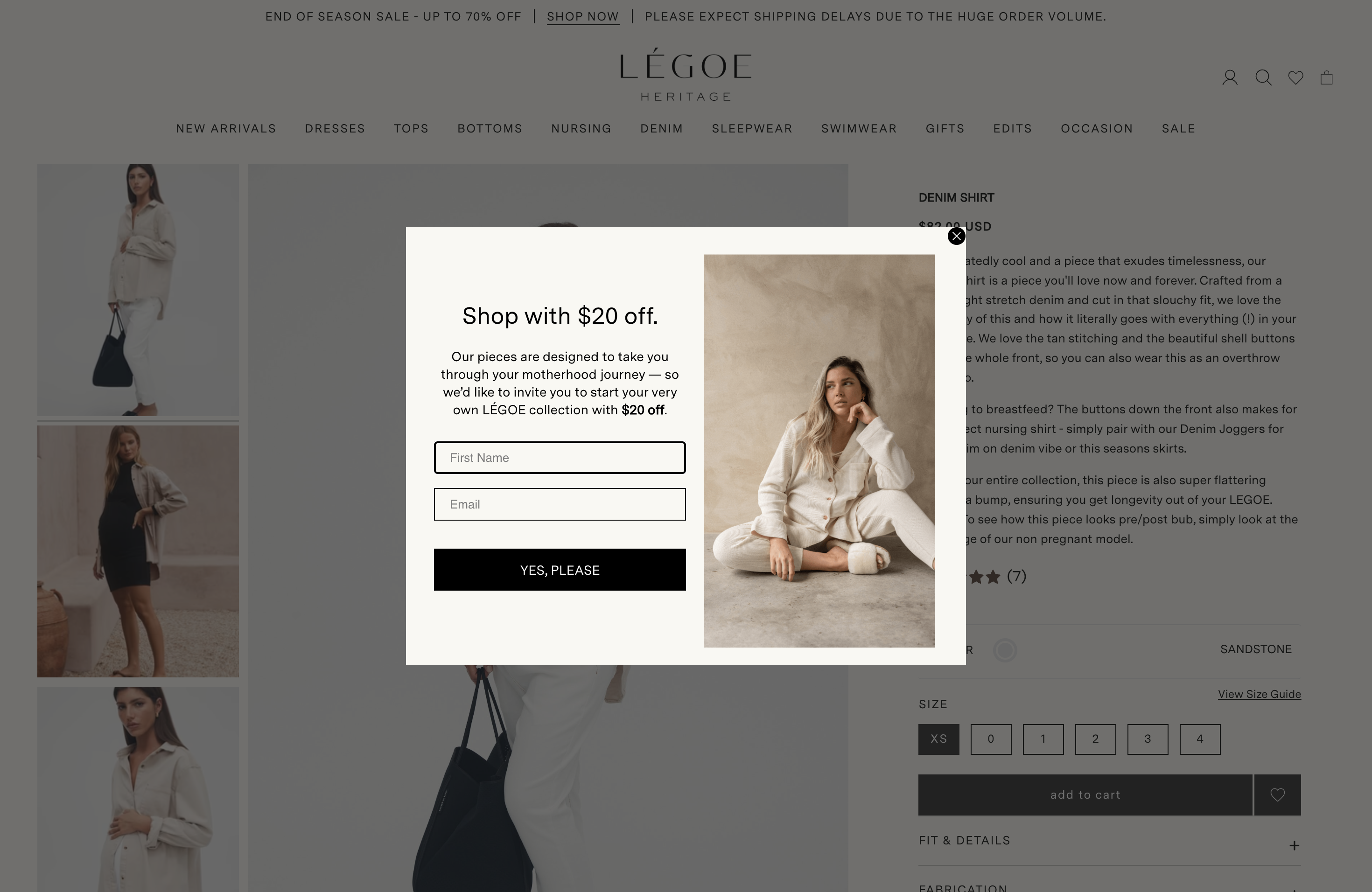 Shopify Fashion Design & Development for Legoe Heritage screenshot 4