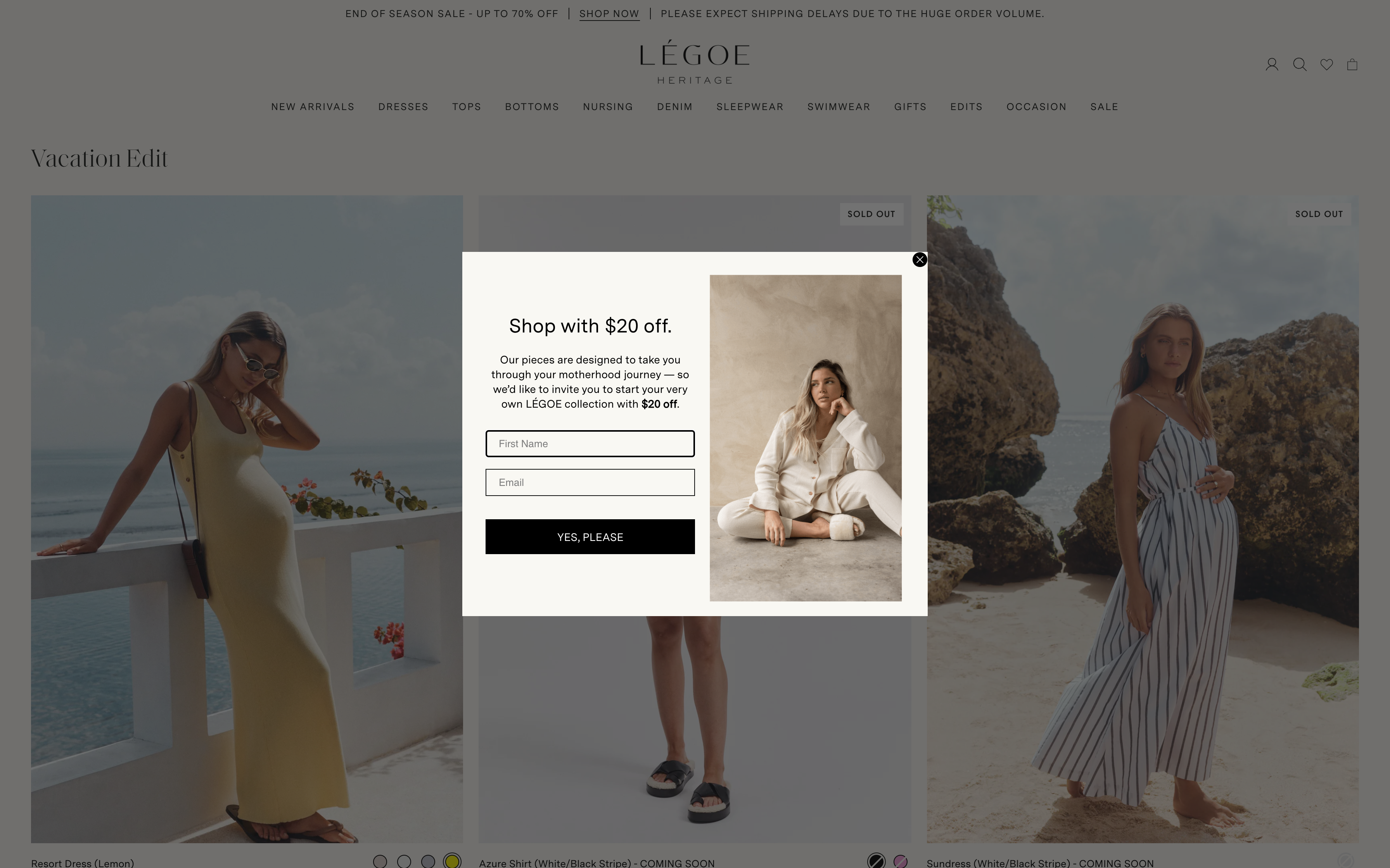 Shopify Fashion Design & Development for Legoe Heritage screenshot 3