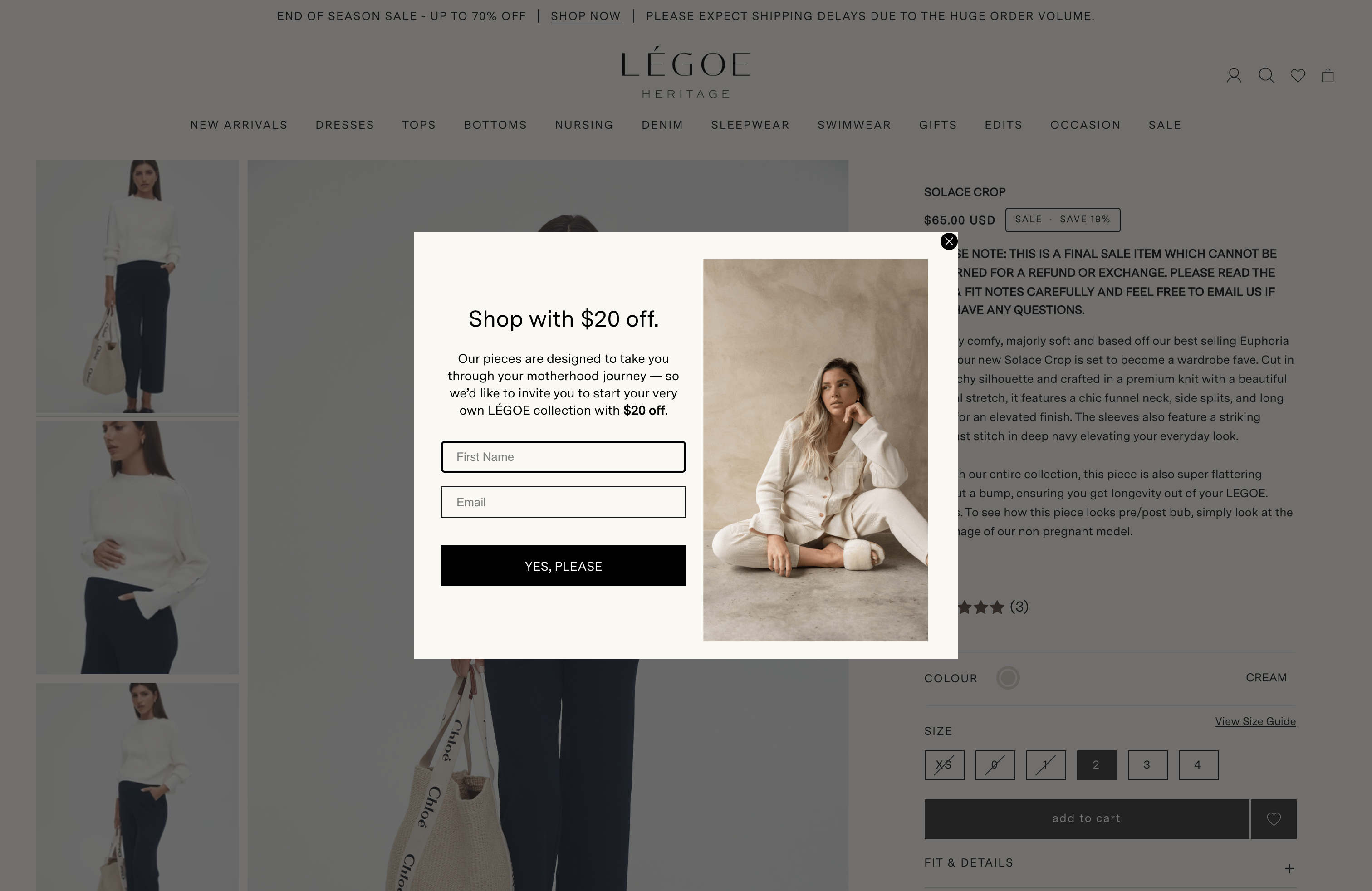 Shopify Fashion Design & Development for Legoe Heritage screenshot 6