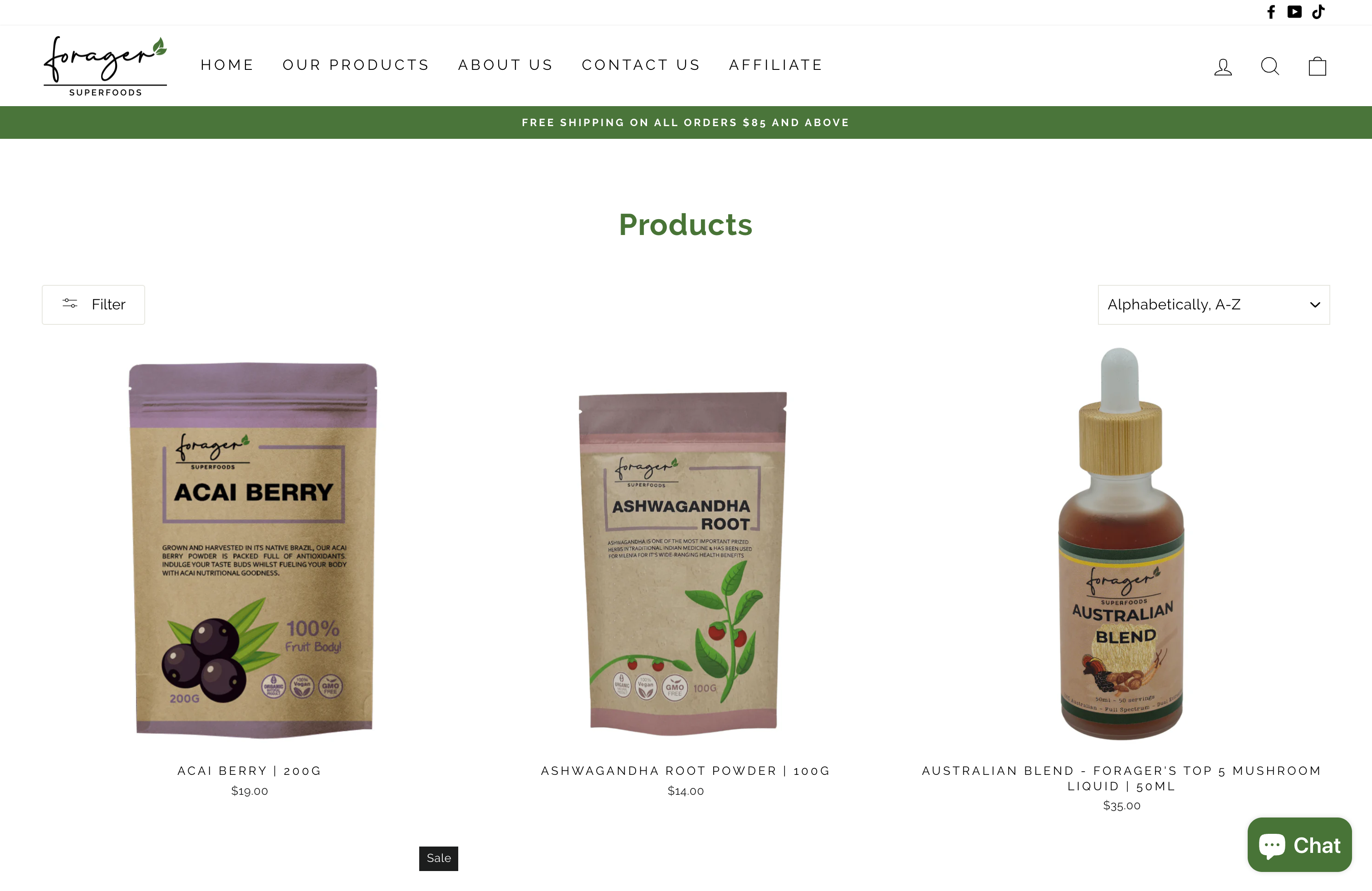 Australlian Branded Organic Superfoods Niche specific Store screenshot 2