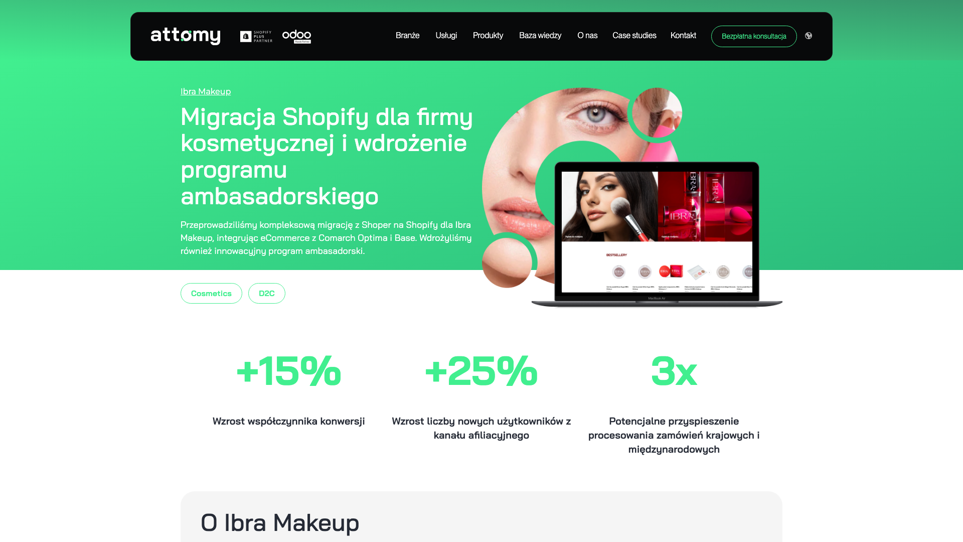 Ibra Makeup: Migration & Ambassador Program for a Cosmetics Brand