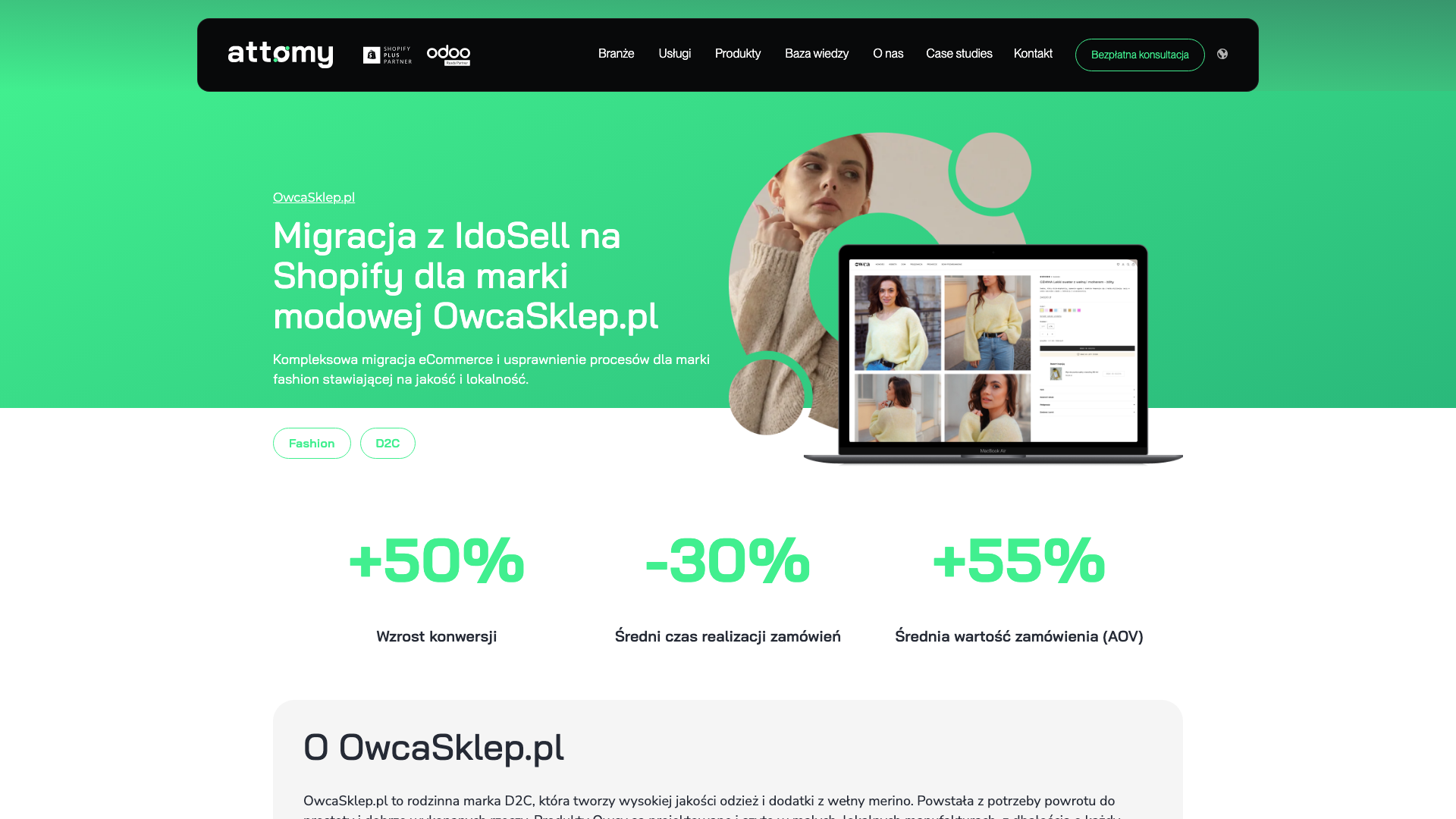 Owca: Elevating a Fashion Brand with Shopify Migration