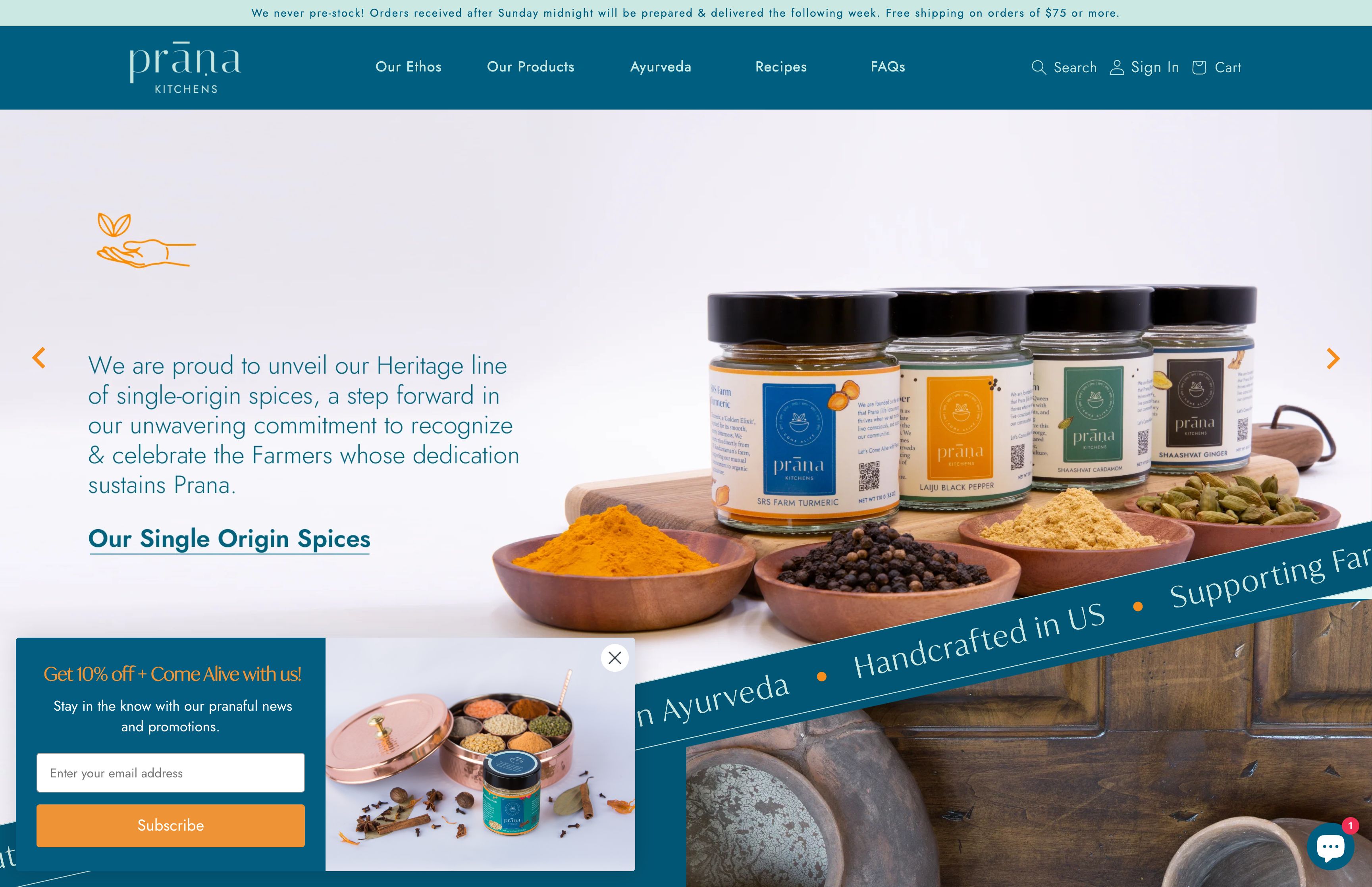 Prana Kitchens screenshot 7