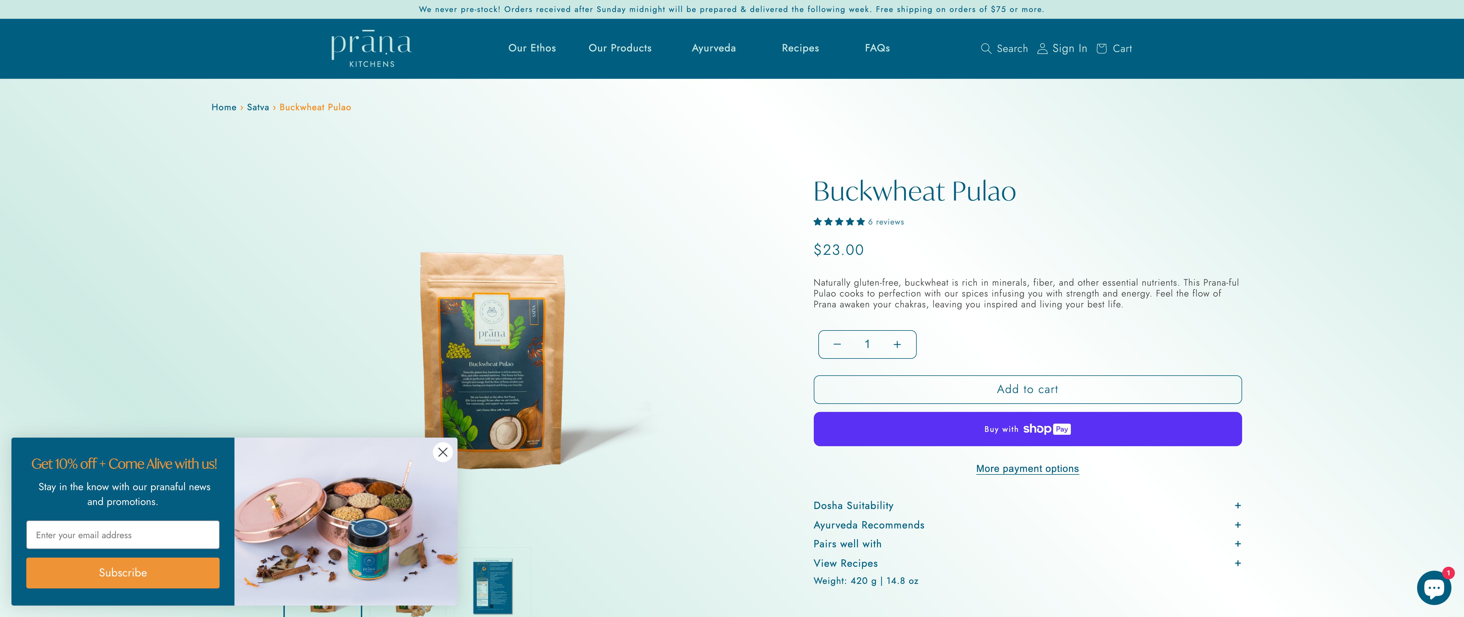 Prana Kitchens screenshot 4