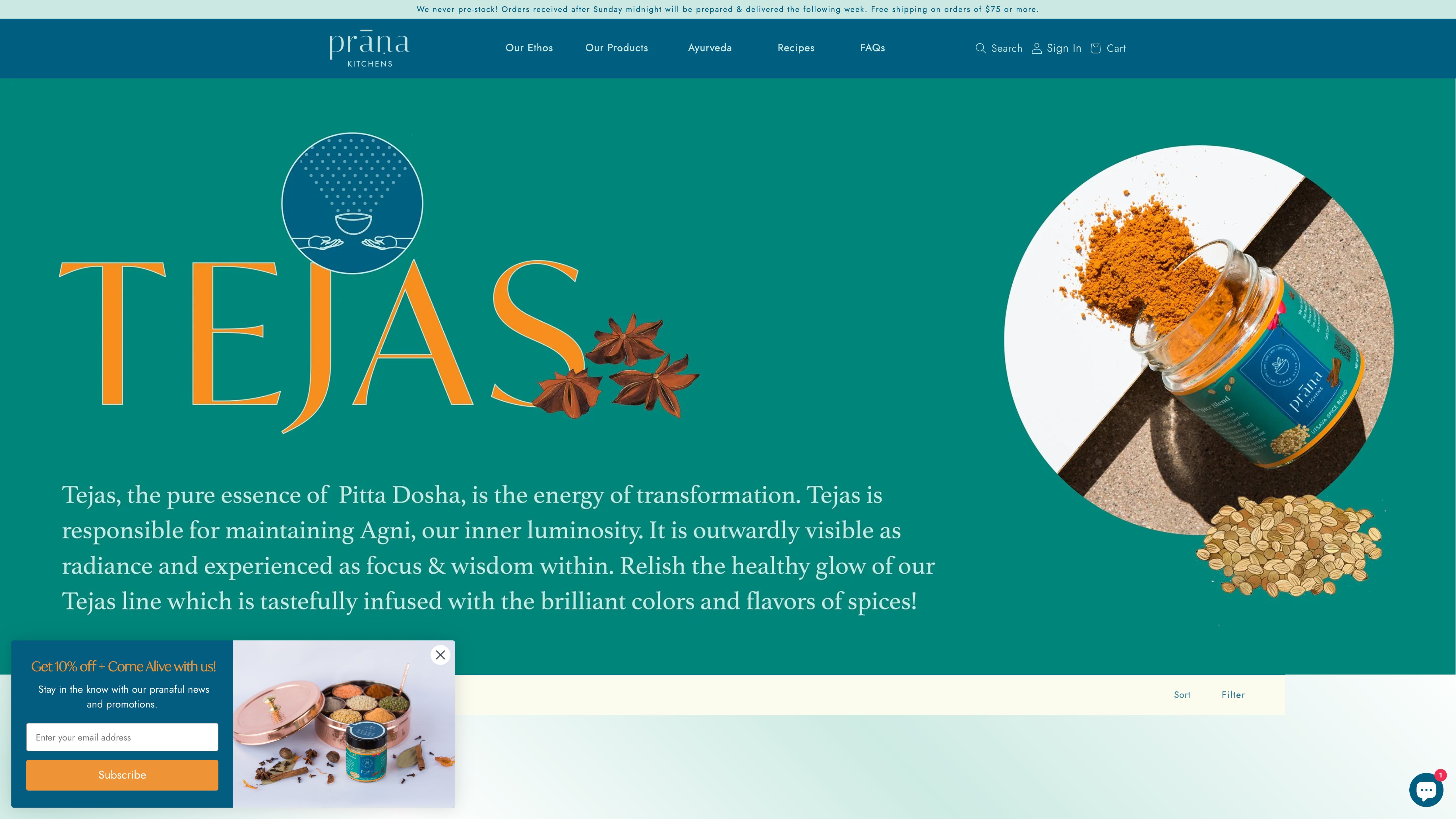 Prana Kitchens screenshot 3