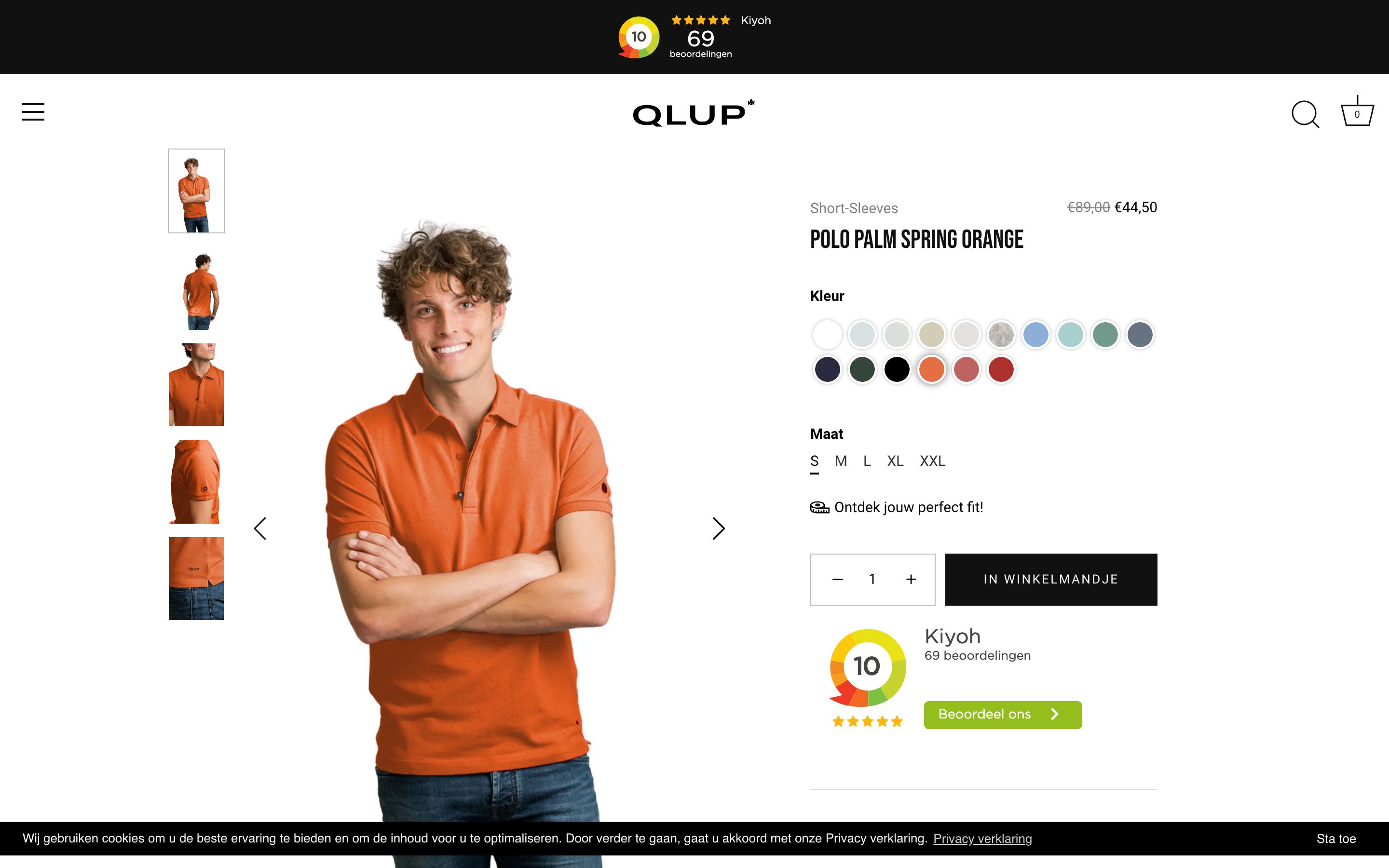 Webshop QLUP of Kings screenshot 4