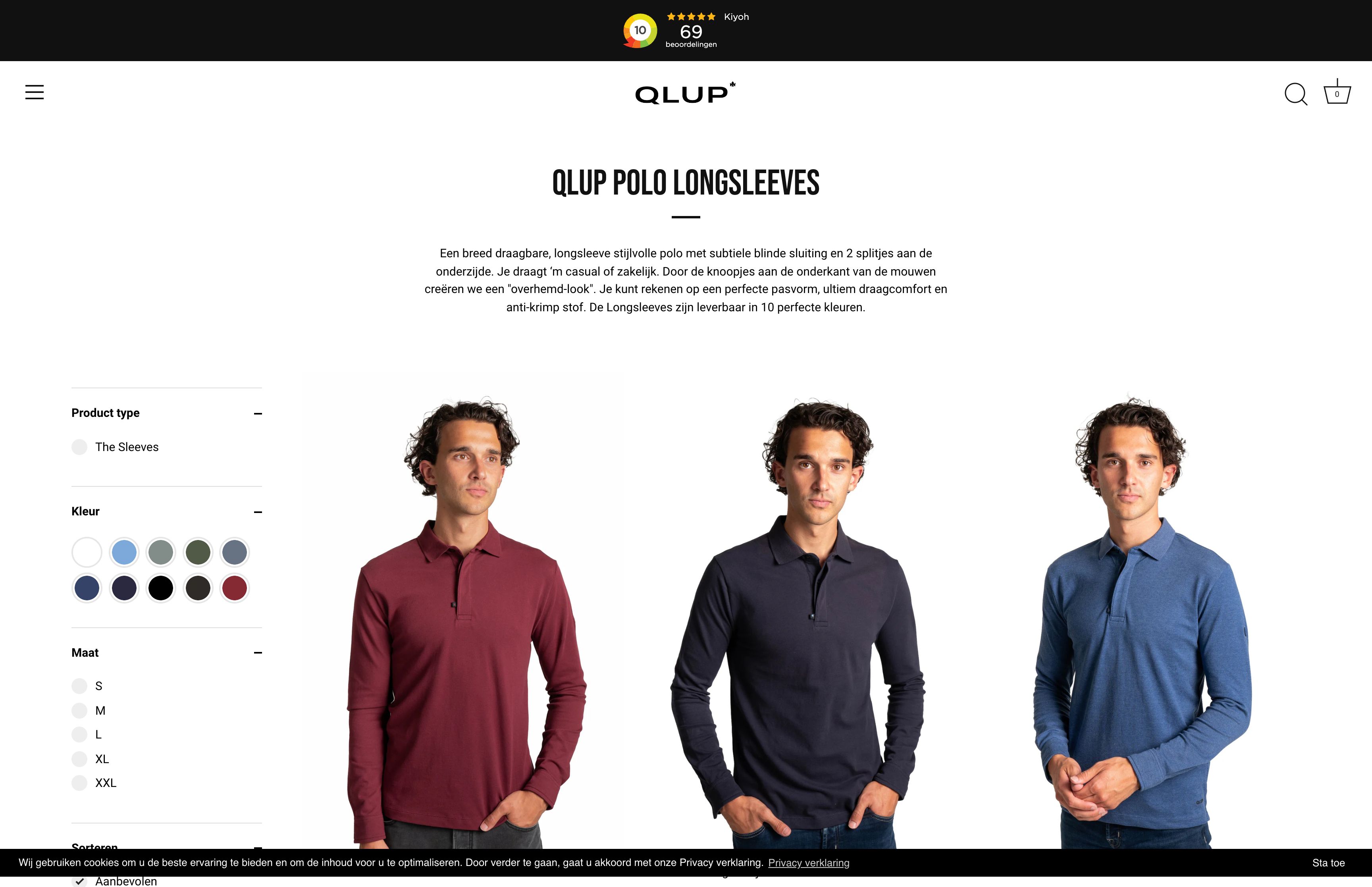 Webshop QLUP of Kings screenshot 5