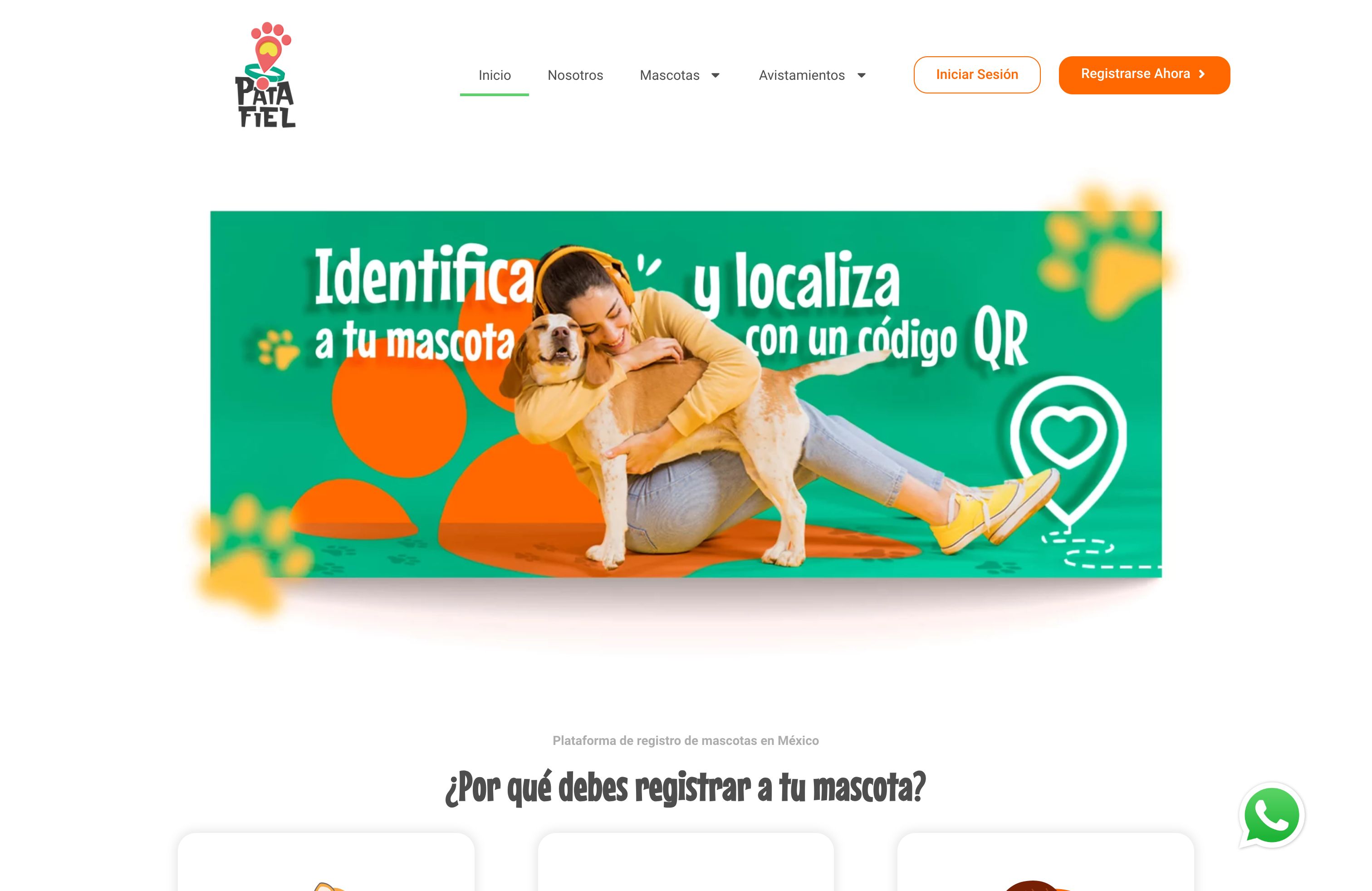 Fundación Pata Fiel screenshot