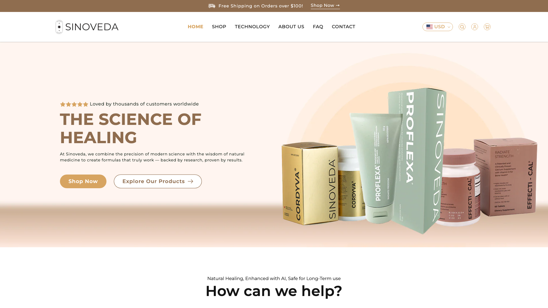 SinoVeda | Professional Figma to Shopify Development & Optimization