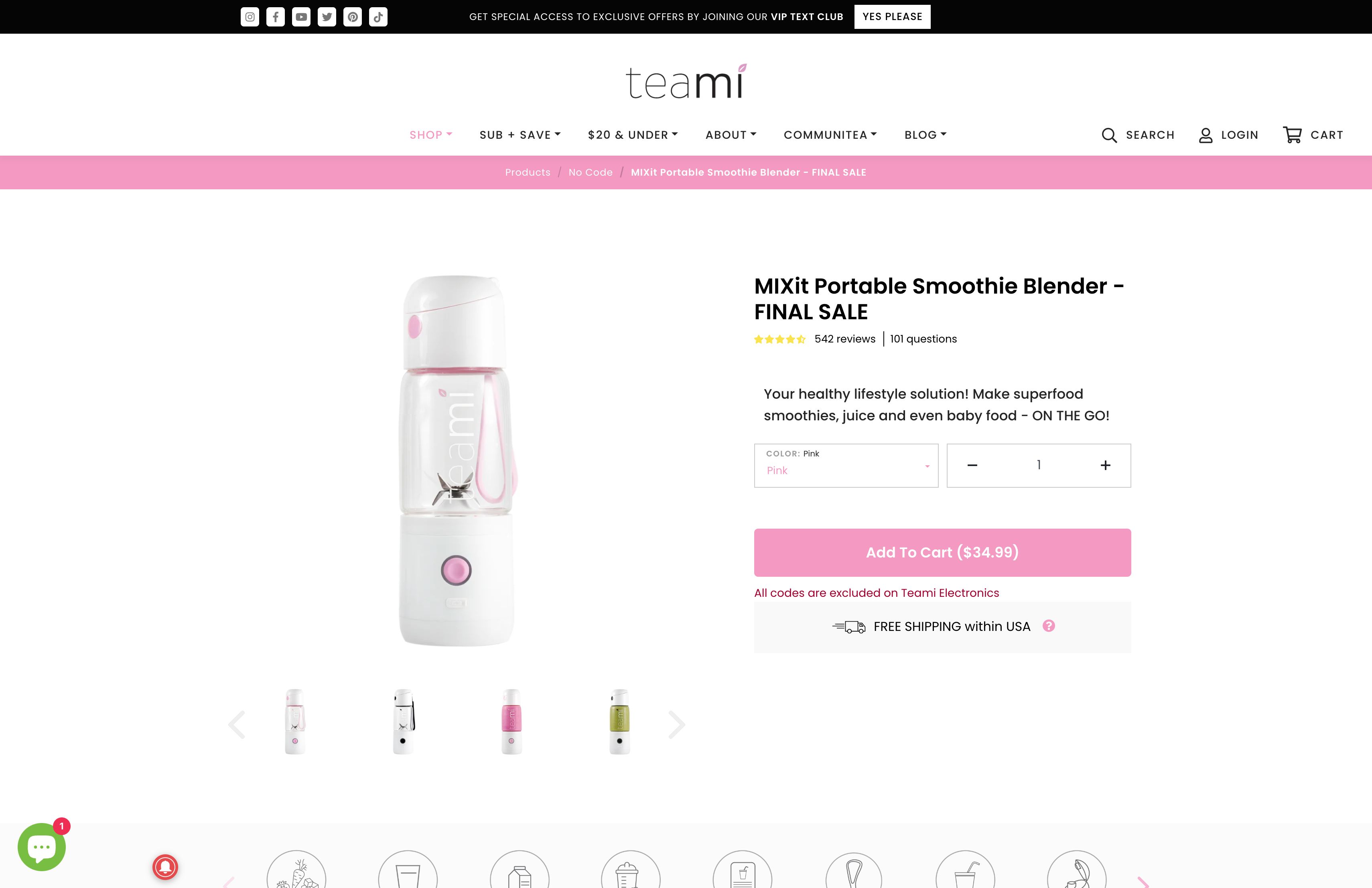 Teamiblends screenshot 3